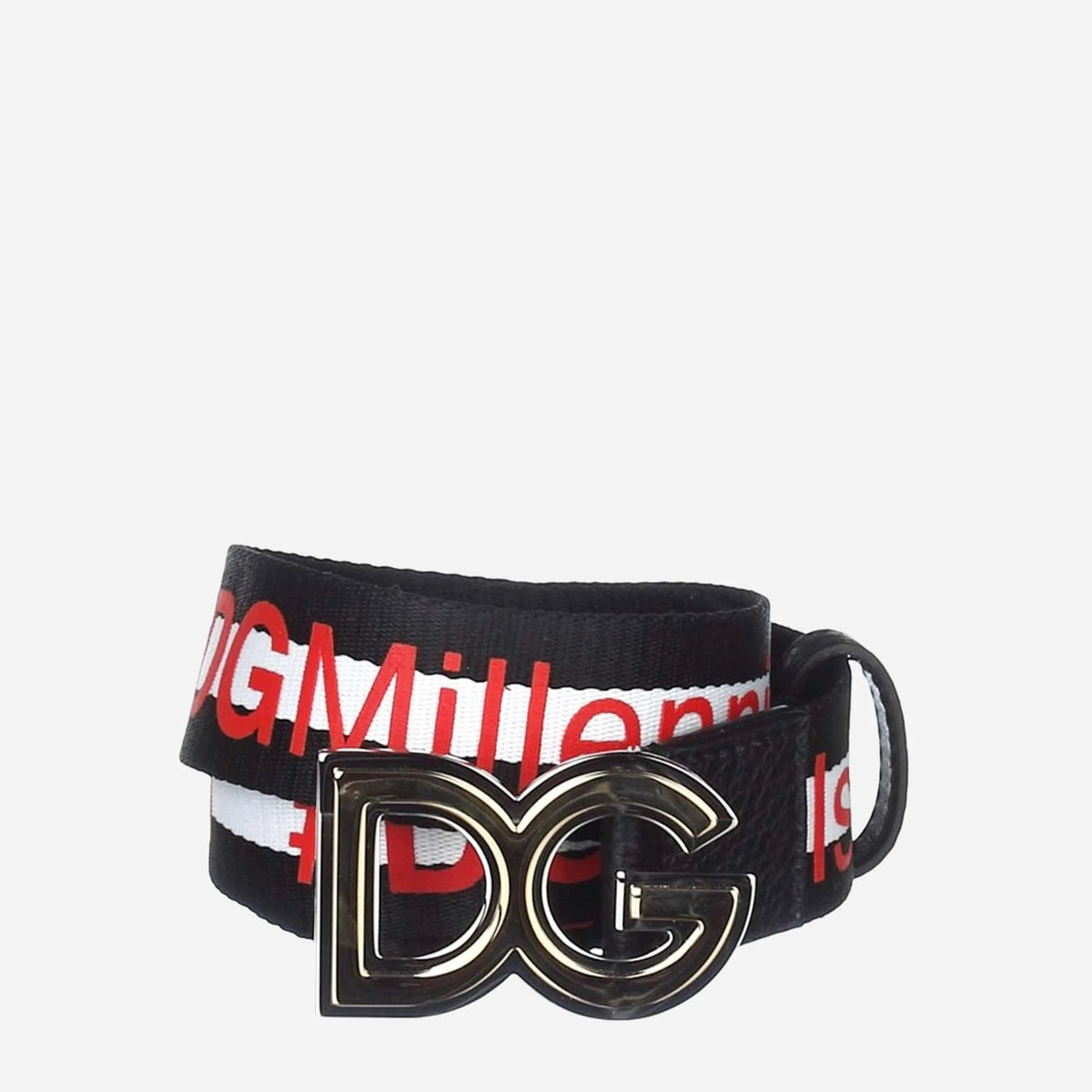 Dolce&Gabbana ベルト ローズロゴデザイン レザーベルト Dolce&Gabbana ベルト ローズロゴデザイン レザーベルト