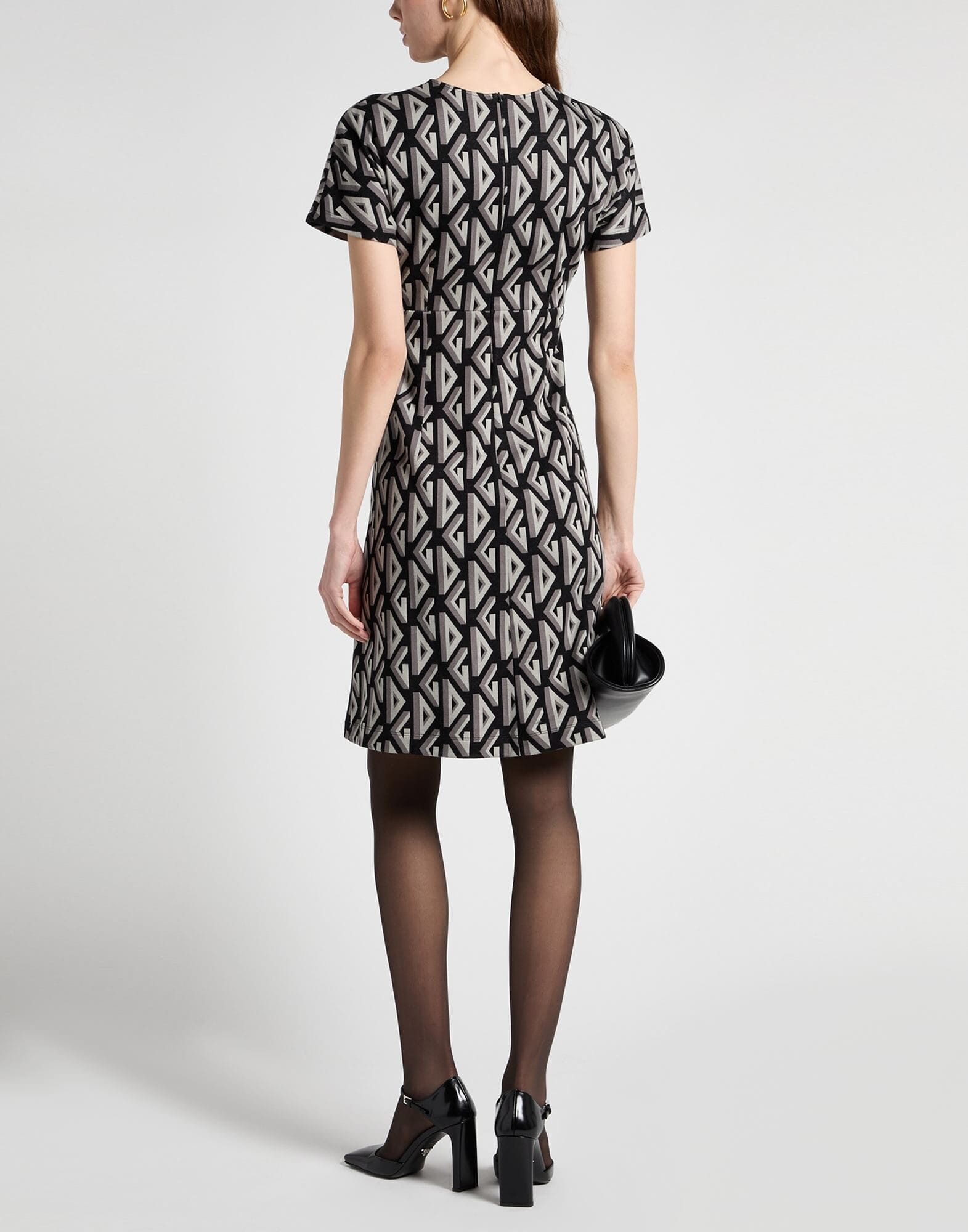 Dolce & Gabbana DG Monogram Jacquard Mini Dress