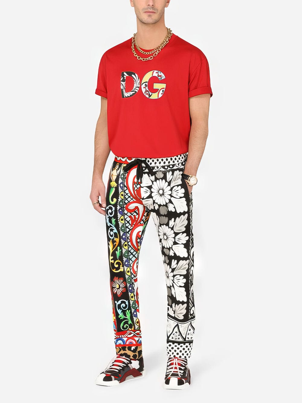 Dolce & Gabbana Collection Bandana Print Pyjama Shirt