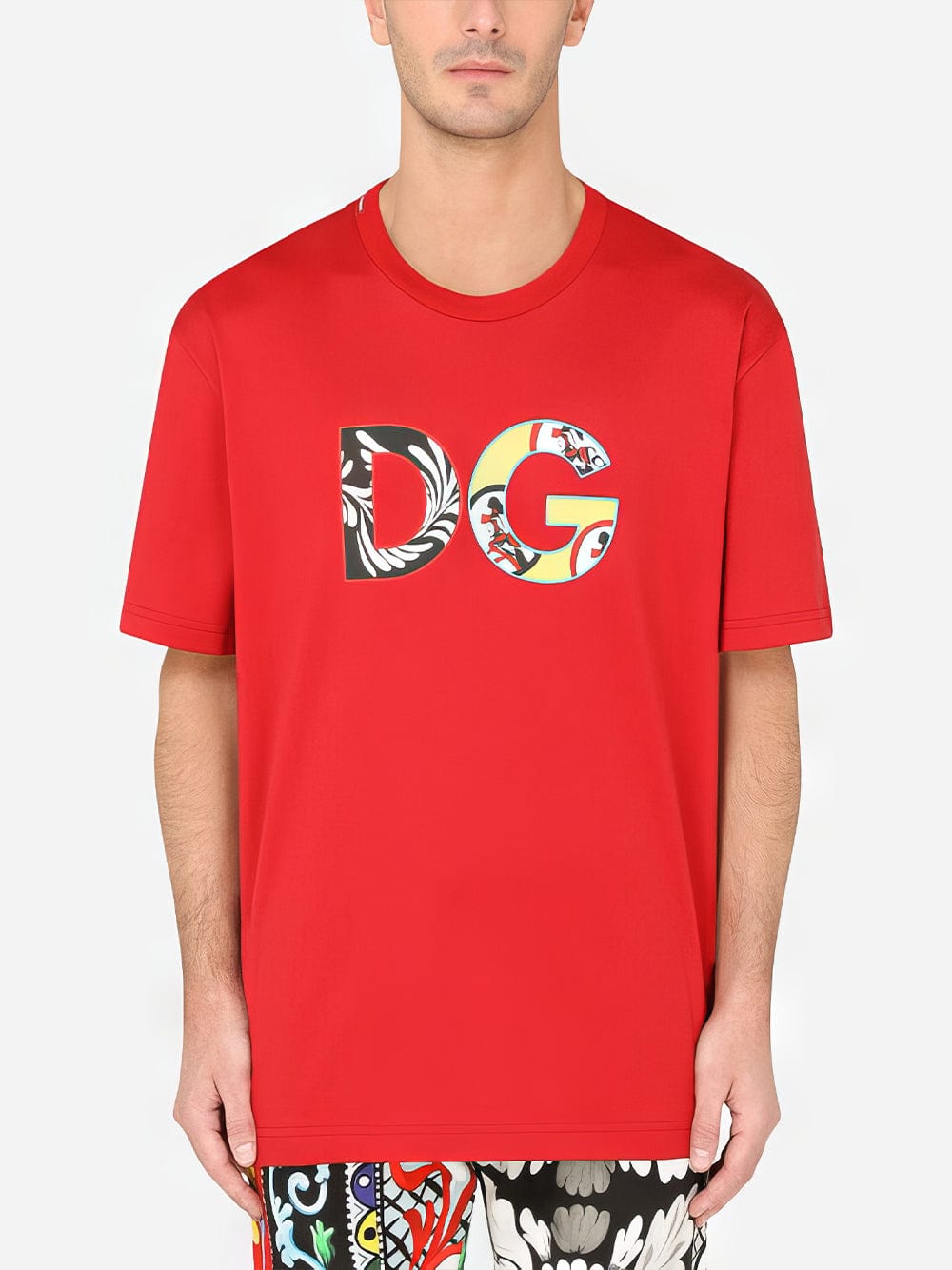 Dolce & Gabbana DG Patch Cotton T-Shirt