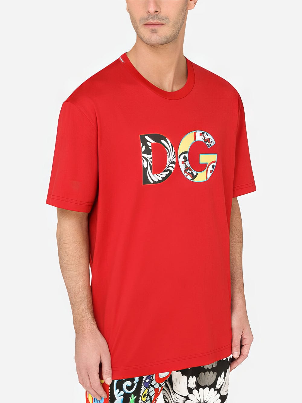 Dolce & Gabbana DG Patch Cotton T-Shirt