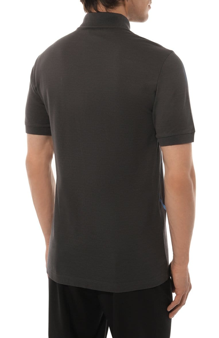 Dolce & Gabbana DG Plaque-Print Polo Shirt