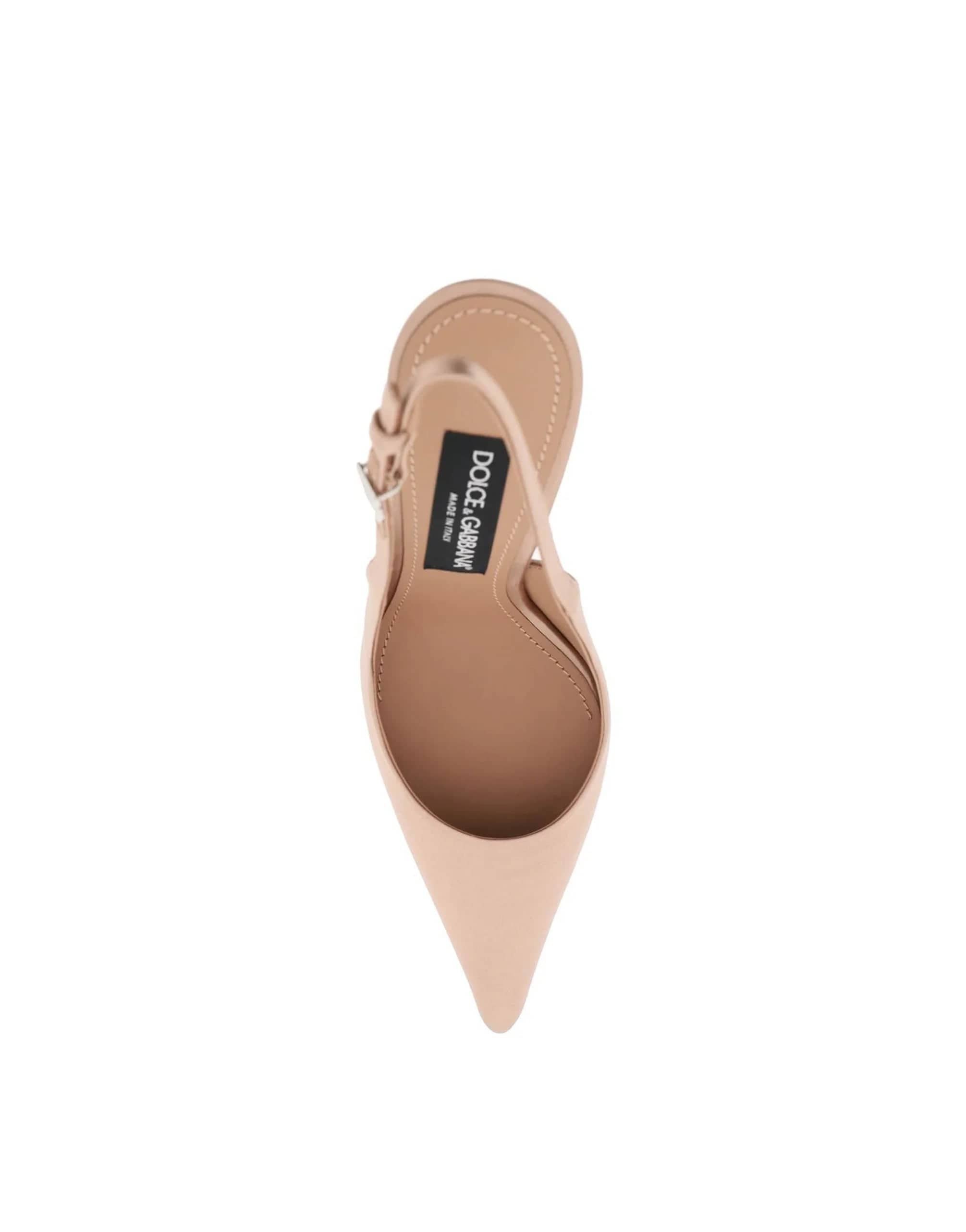 Dolce & Gabbana DG Plaque Slingback Decal Pumps