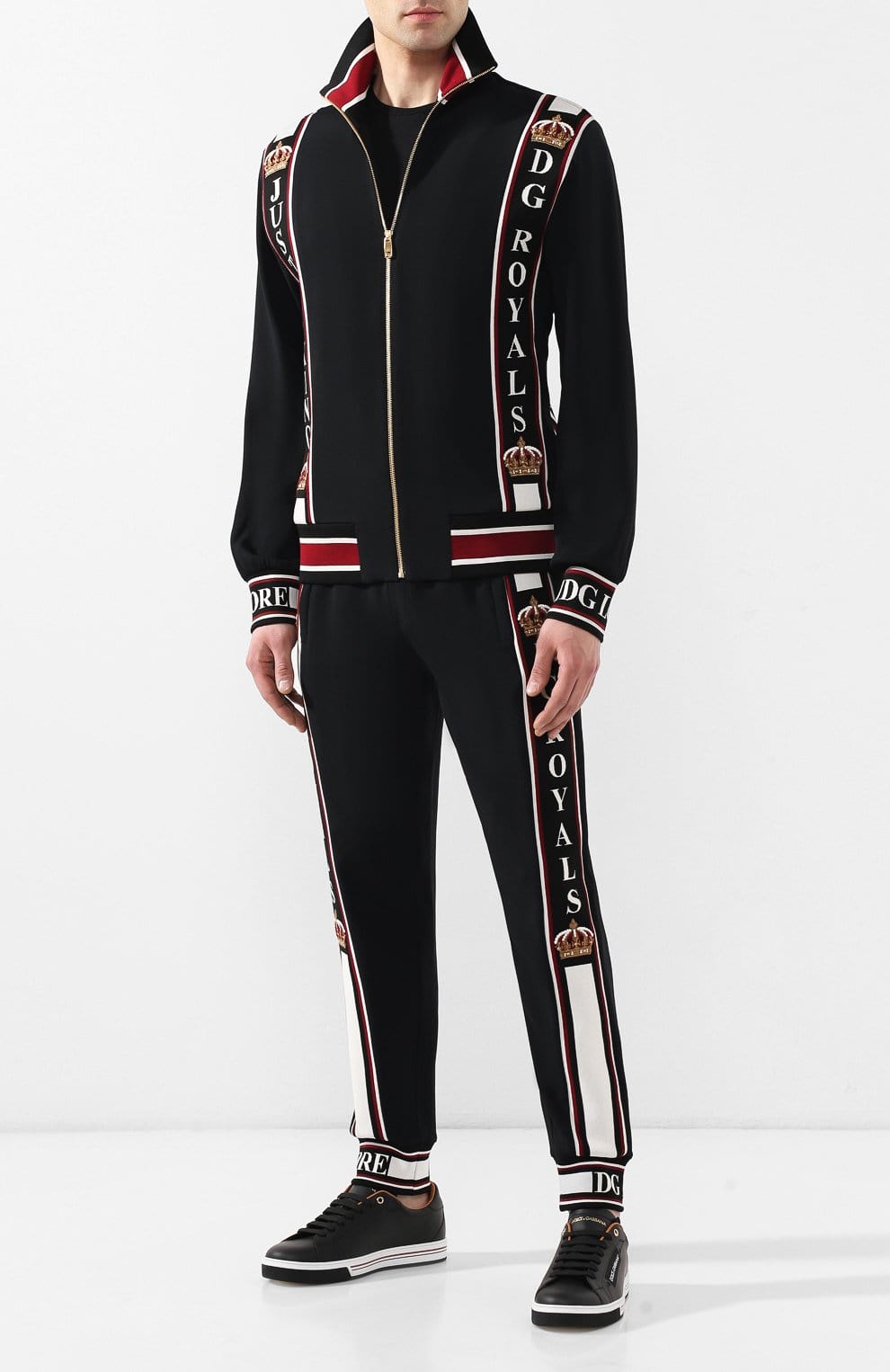 Dolce & Gabbana DG Royals Zip-Up Sweatshirt