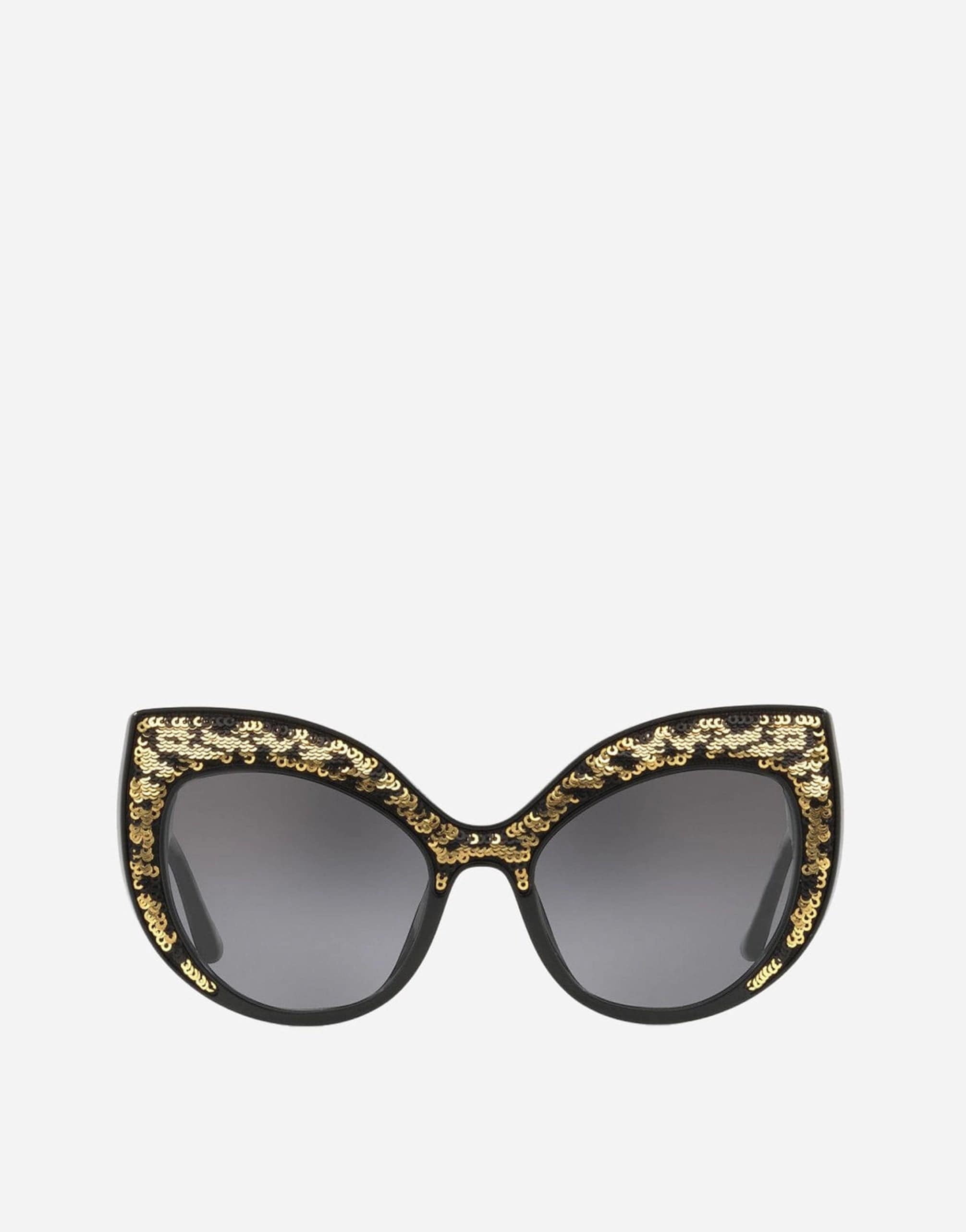 Dolce & Gabbana DG4326 Sequin Butterfly Sunglasses