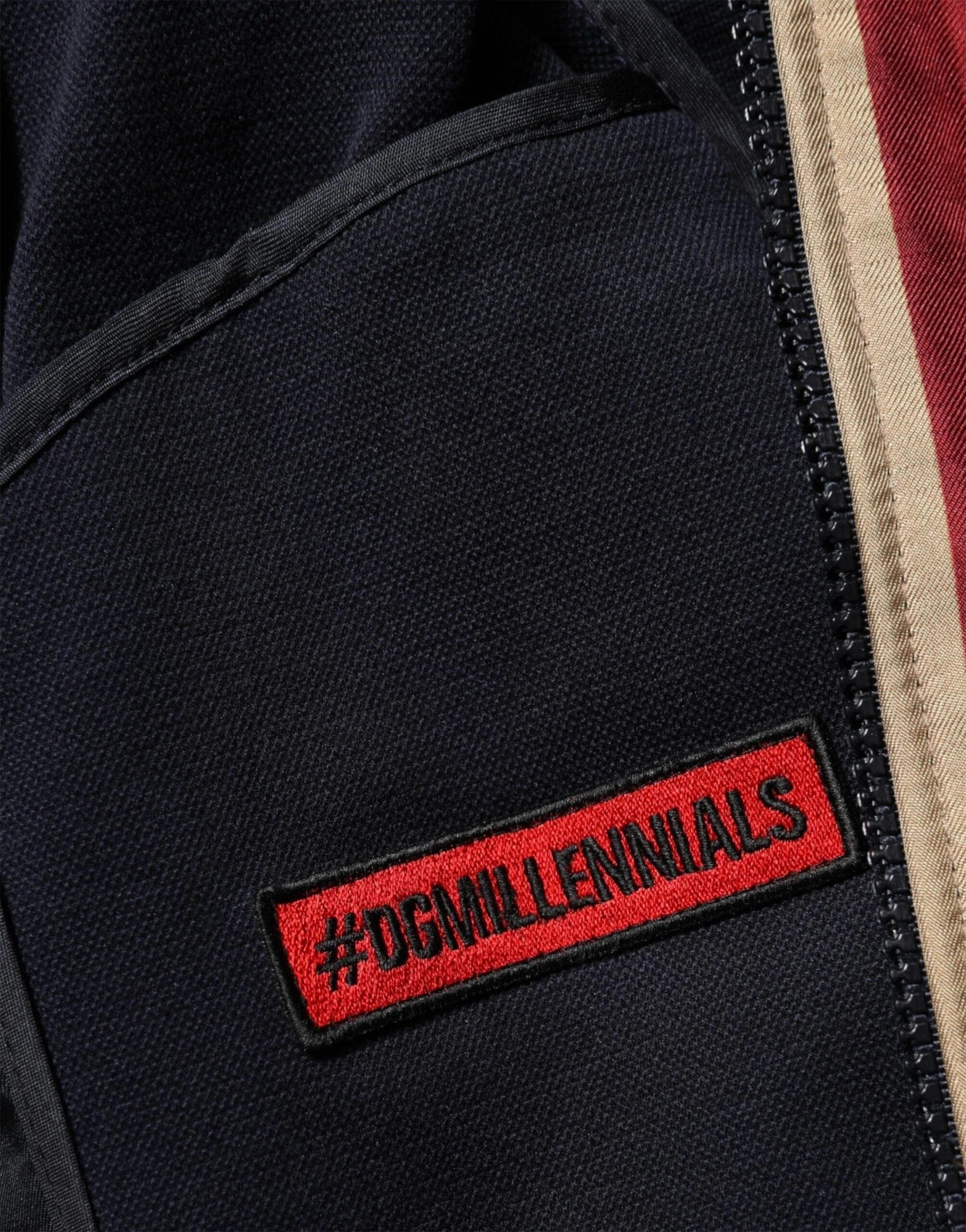 Dolce & Gabbana #DGMillennials Striped Bomber Jacket