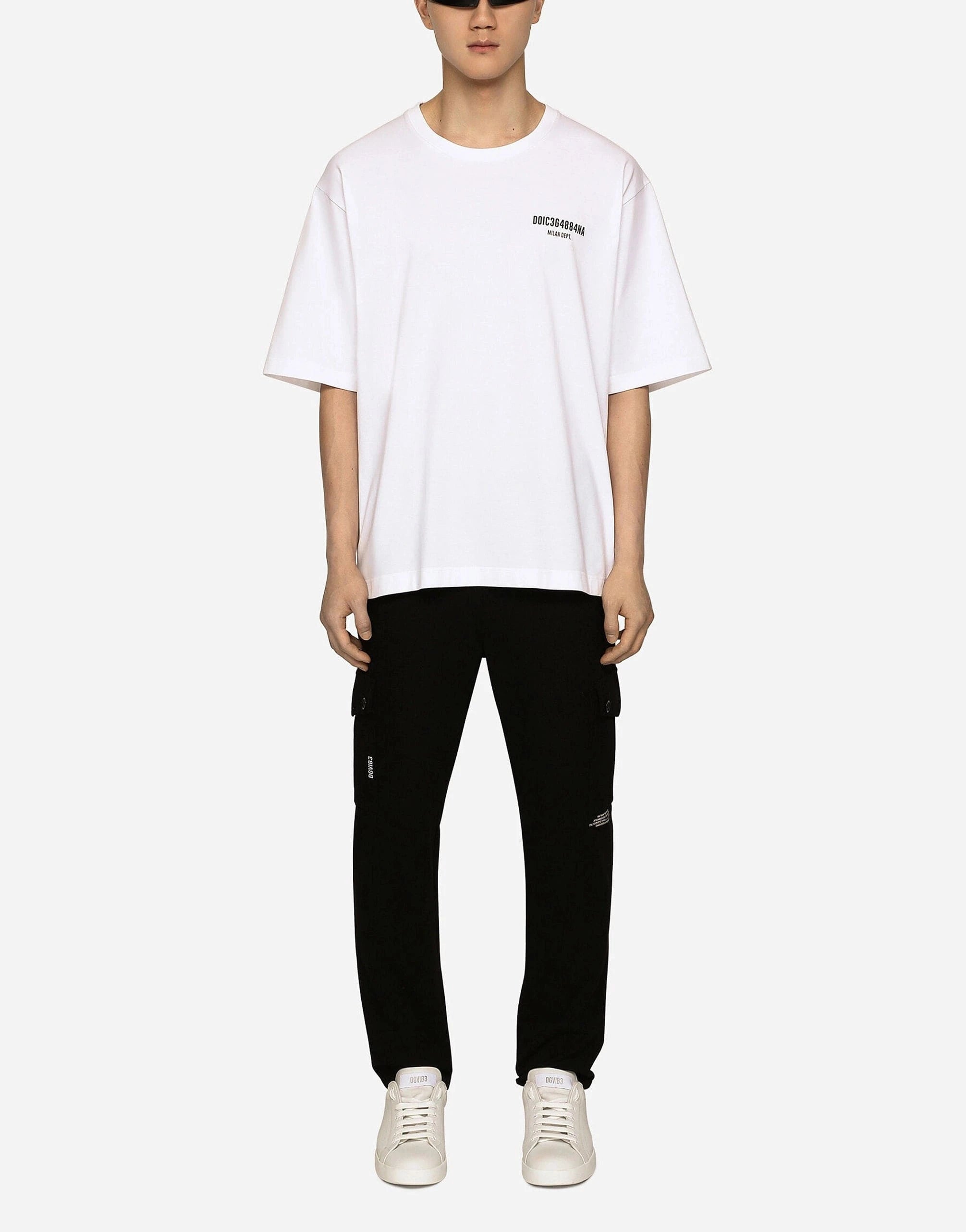 Dolce & Gabbana DGVIB3 Patch Cotton T-Shirt