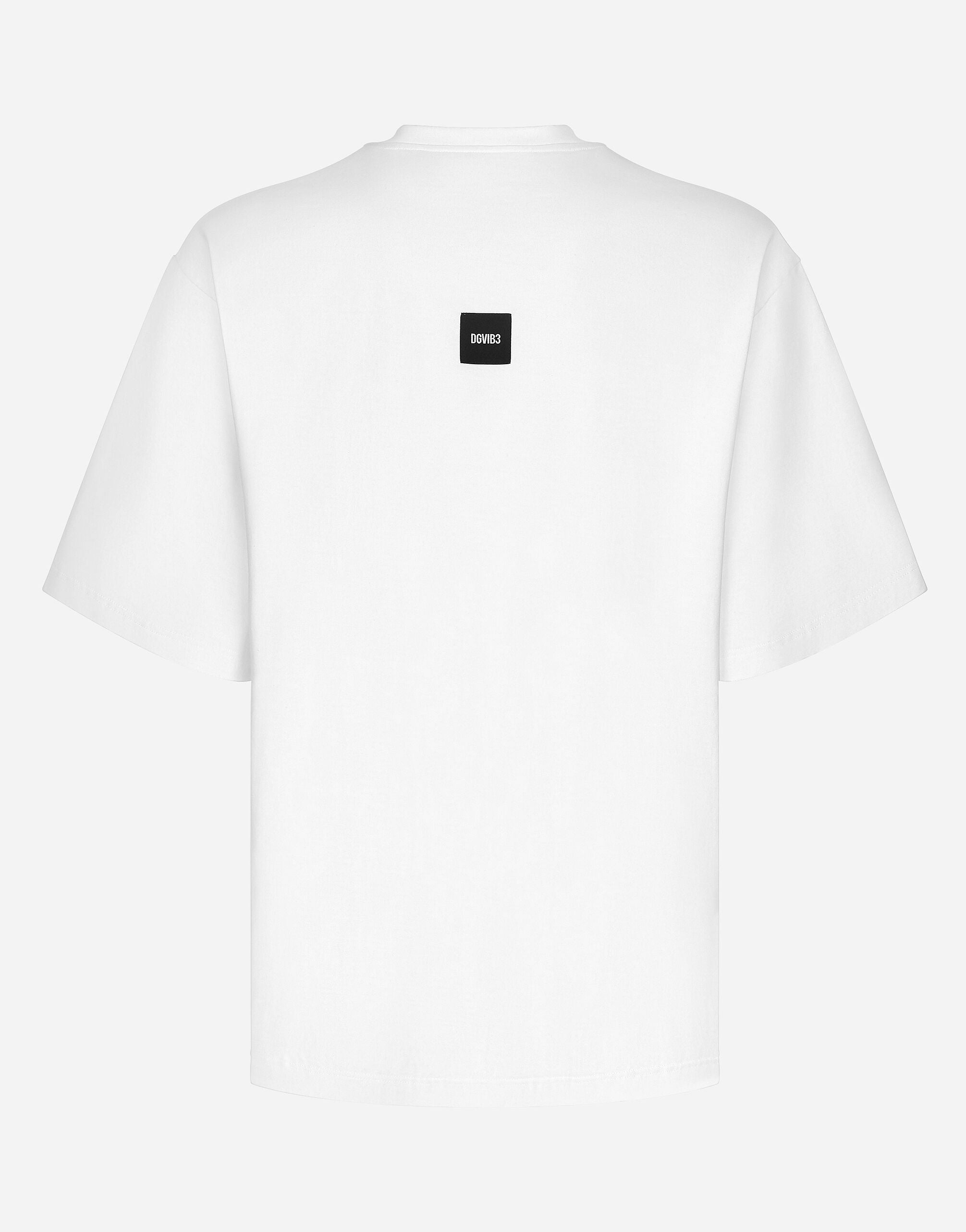 Dolce & Gabbana DGVIB3 Patch Cotton T-Shirt