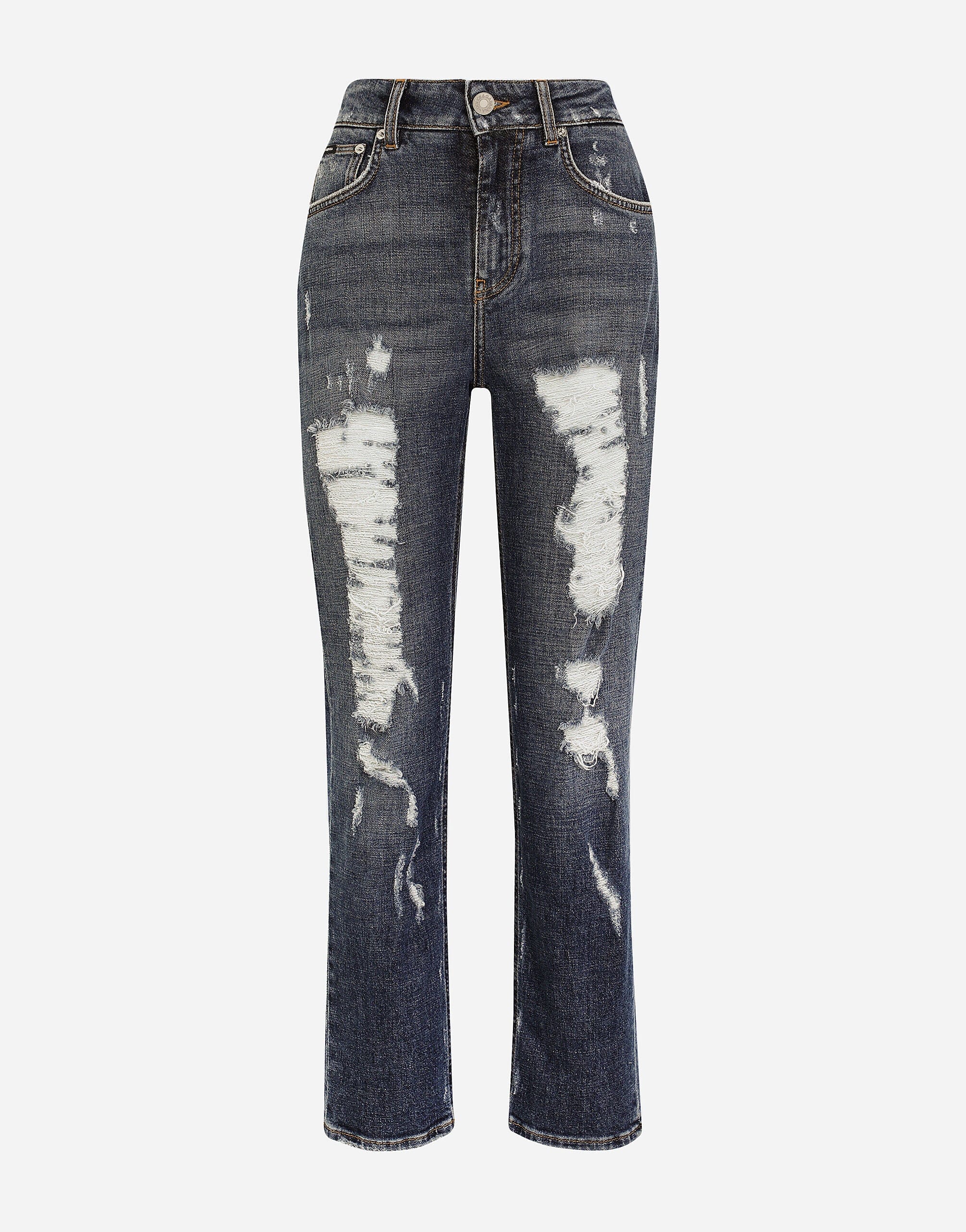 Dolce & Gabbana Distressed Boyfriend Jeans