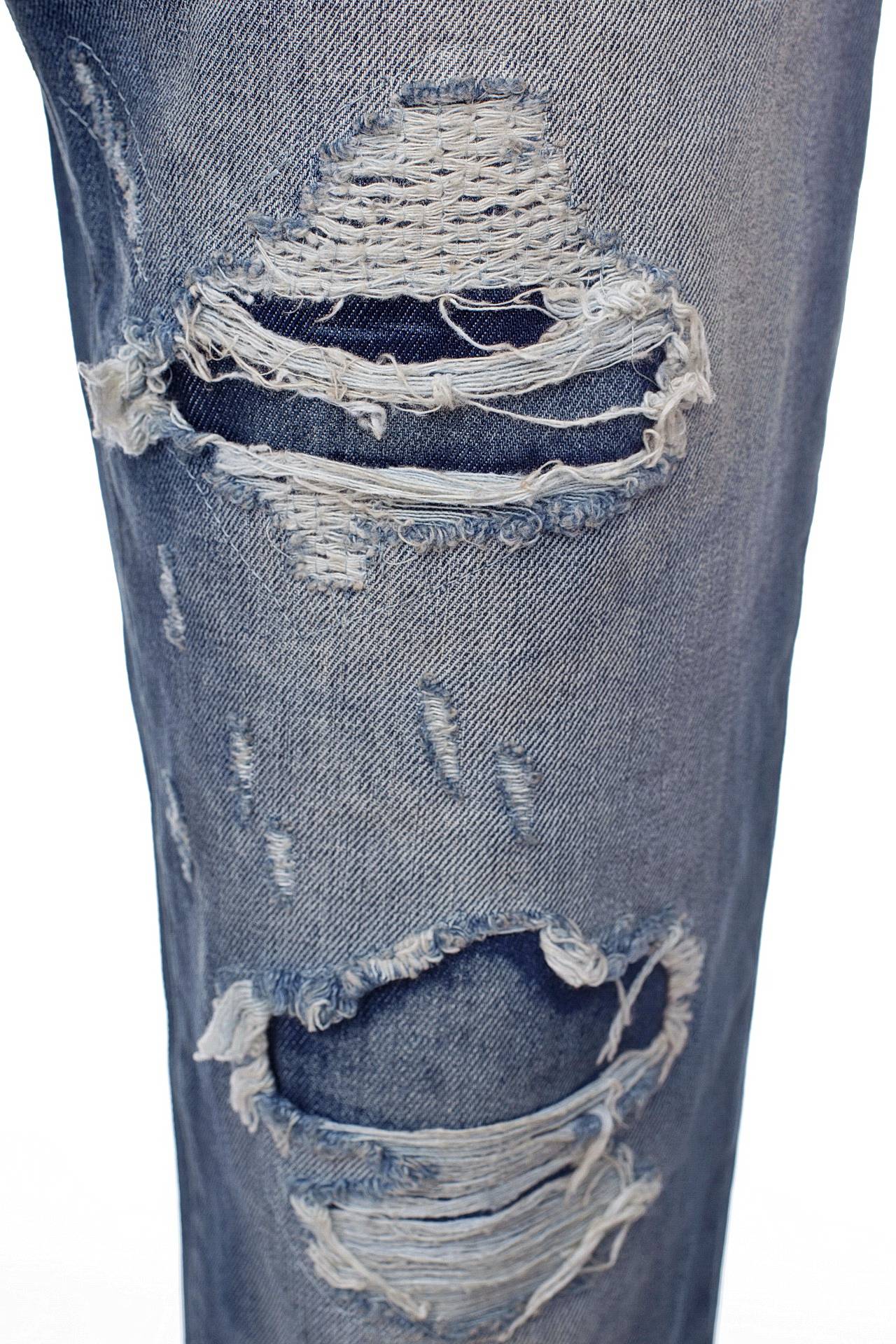Dolce & Gabbana Distressed Denim Slim Jeans