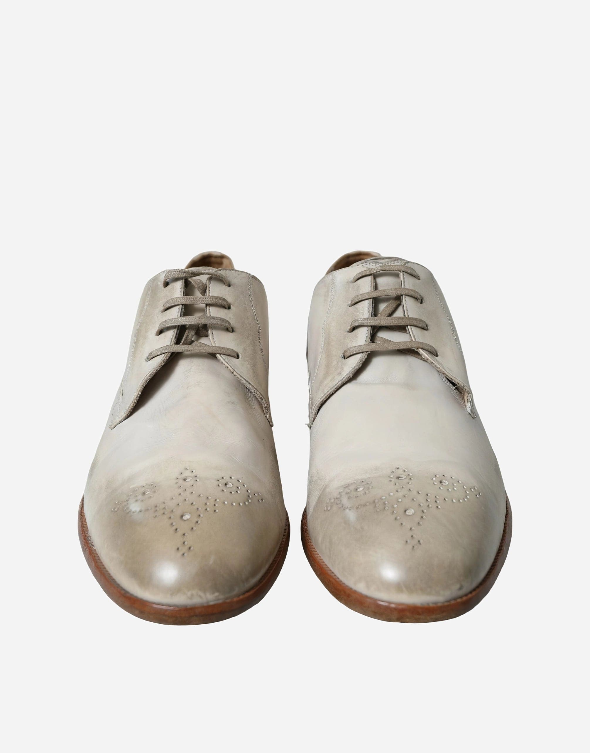 Distressed Derby Shoes