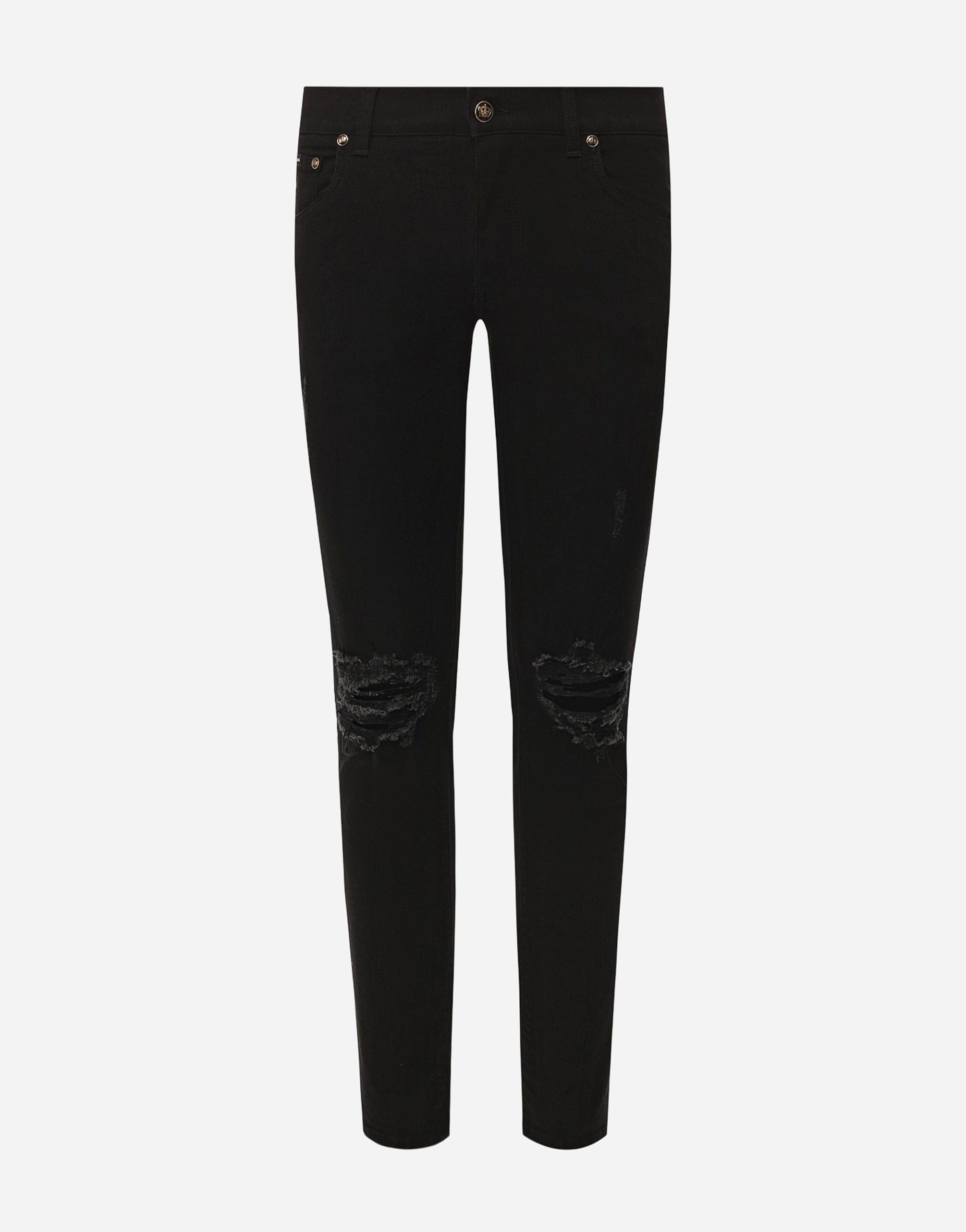 Dolce & Gabbana Distressed Skinny Fit Jeans