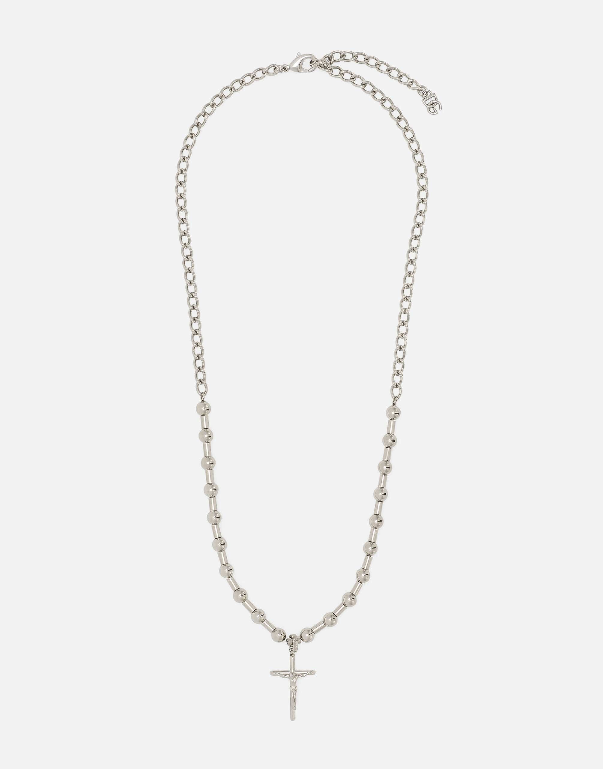 Dolce & Gabbana DNA Cross Sphere Necklace