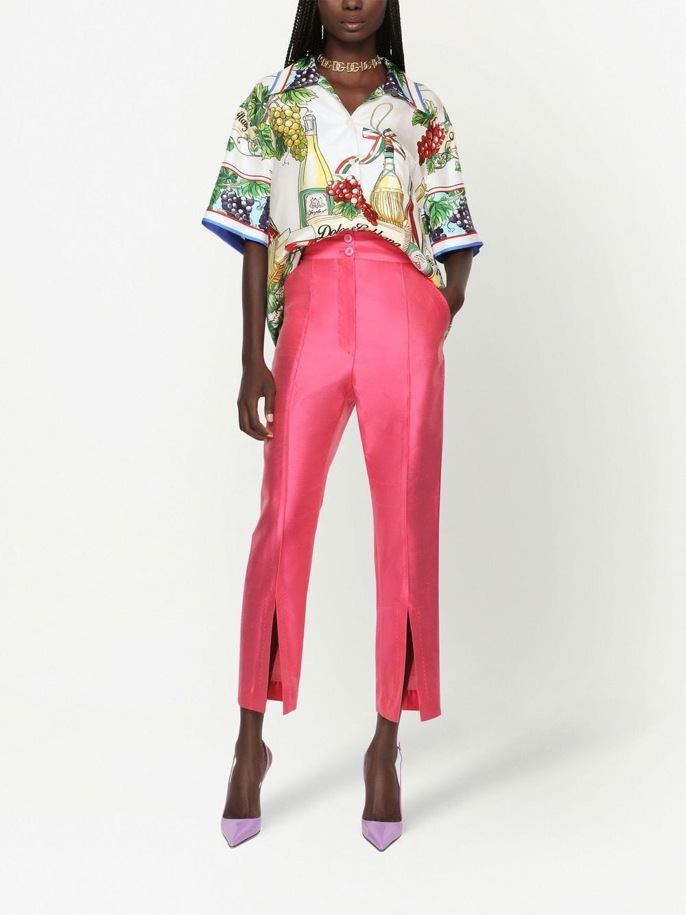 Dolce & Gabbana Dolce & Gabbana Dolce&Gabbana Cruise Trousers Fuchsia