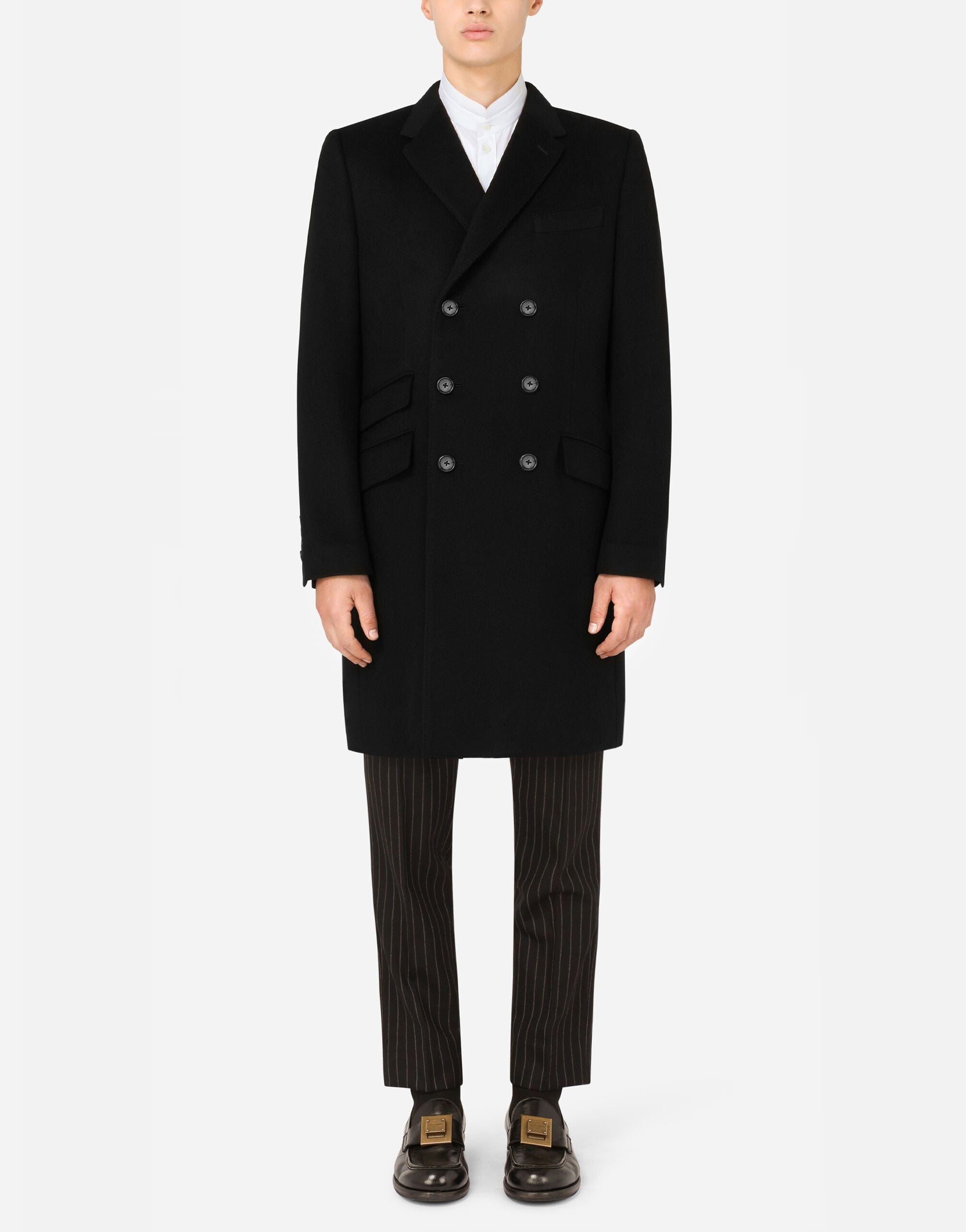 00s アーカイブ■DOLCE&GABBANA ドルガバ■チェスターコート 50 Dolce & Gabbana Double-Breasted Cashmere Coat | Sendegaro JP