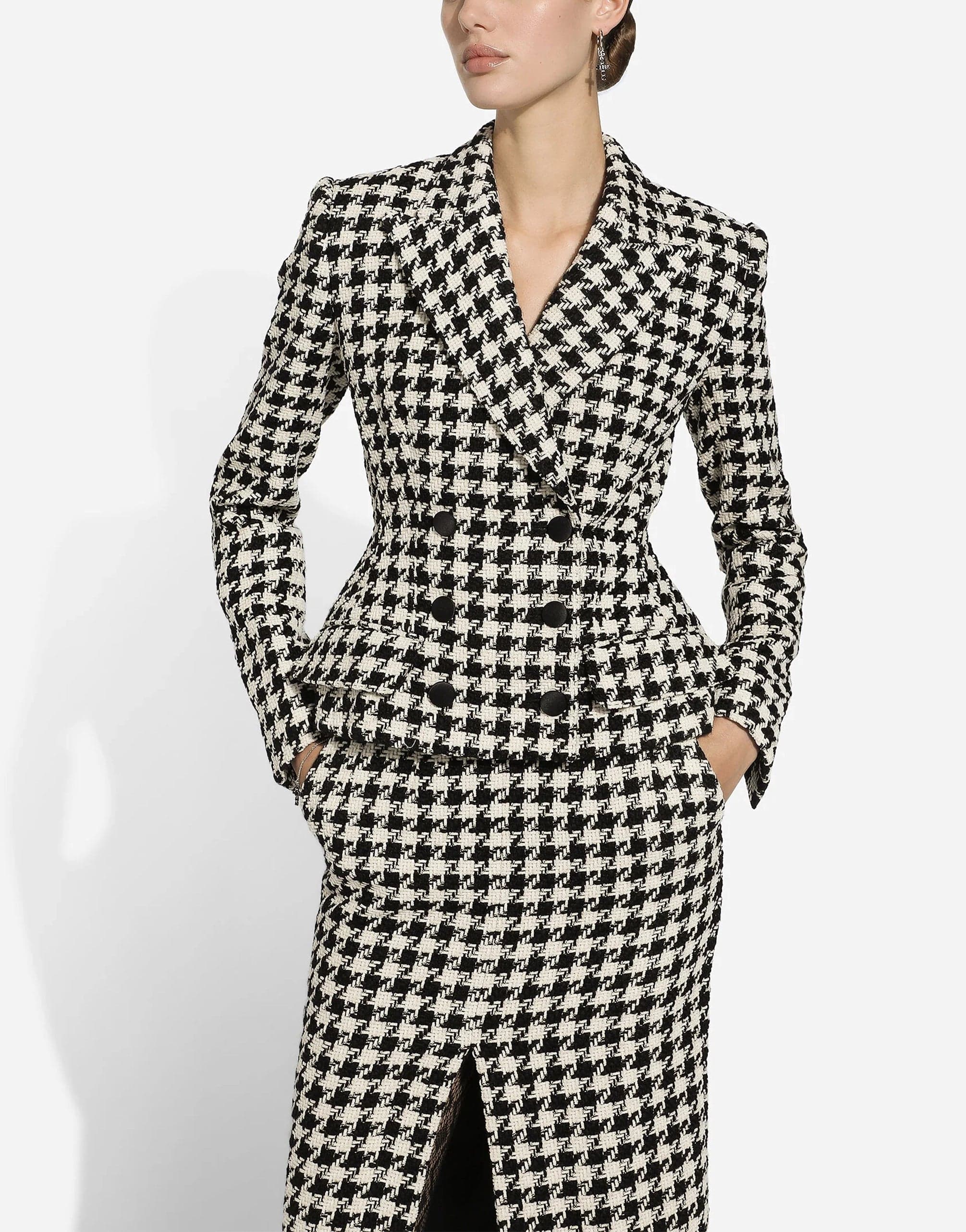 Dolce & Gabbana Double-Breasted Check Blazer