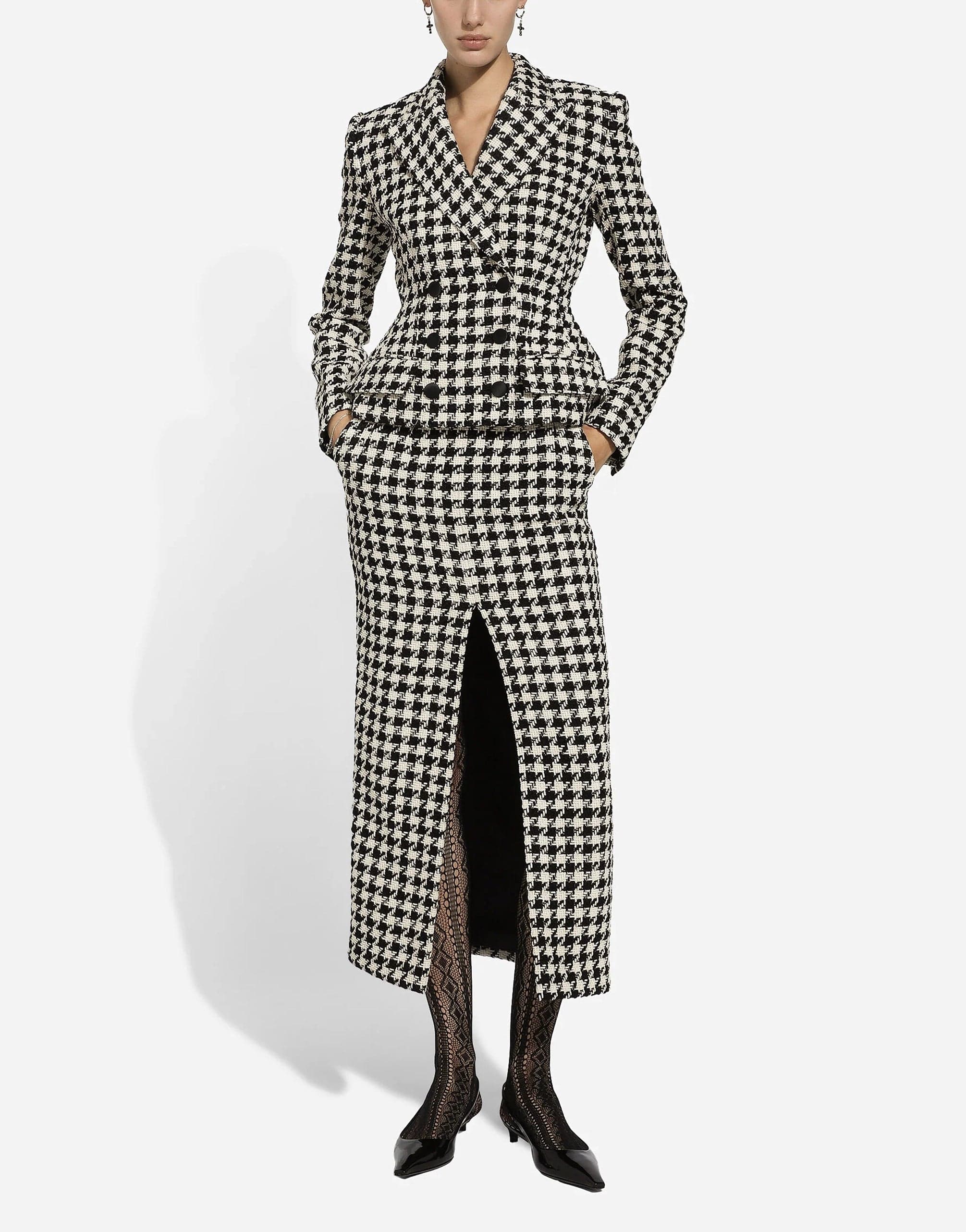 Dolce & Gabbana Double-Breasted Check Blazer