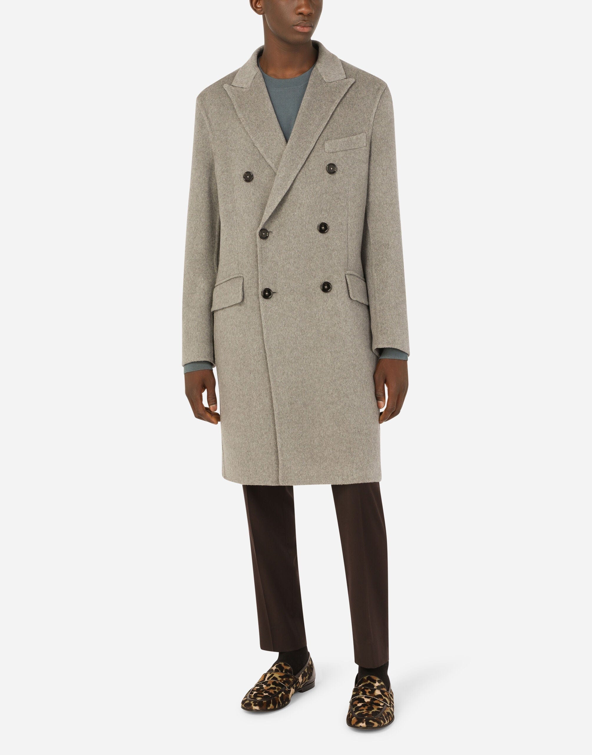 Double-Breasted Double Cashmere Coat