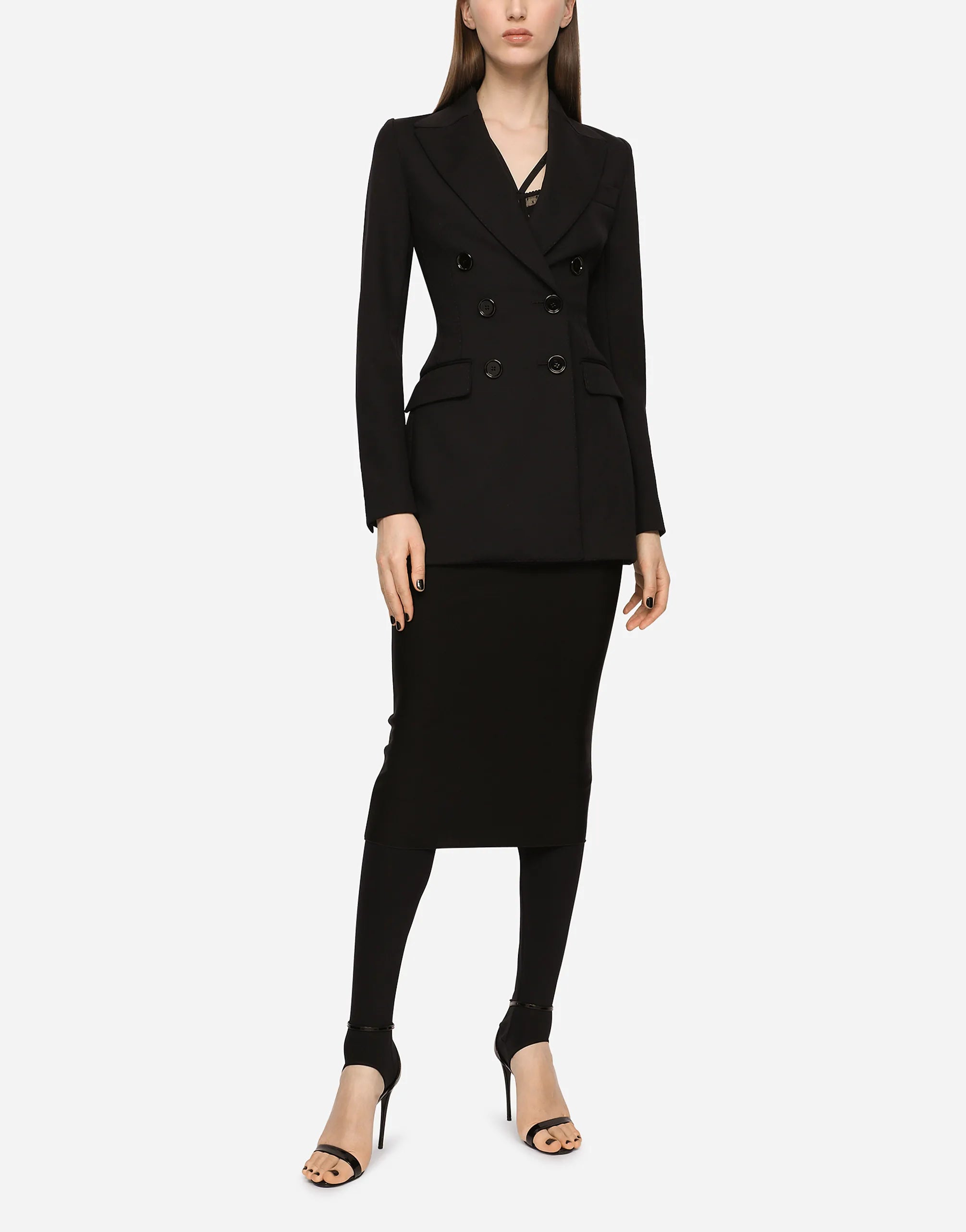 Dolce & Gabbana Double-Breasted Technical Blazer Jacket - alternate view