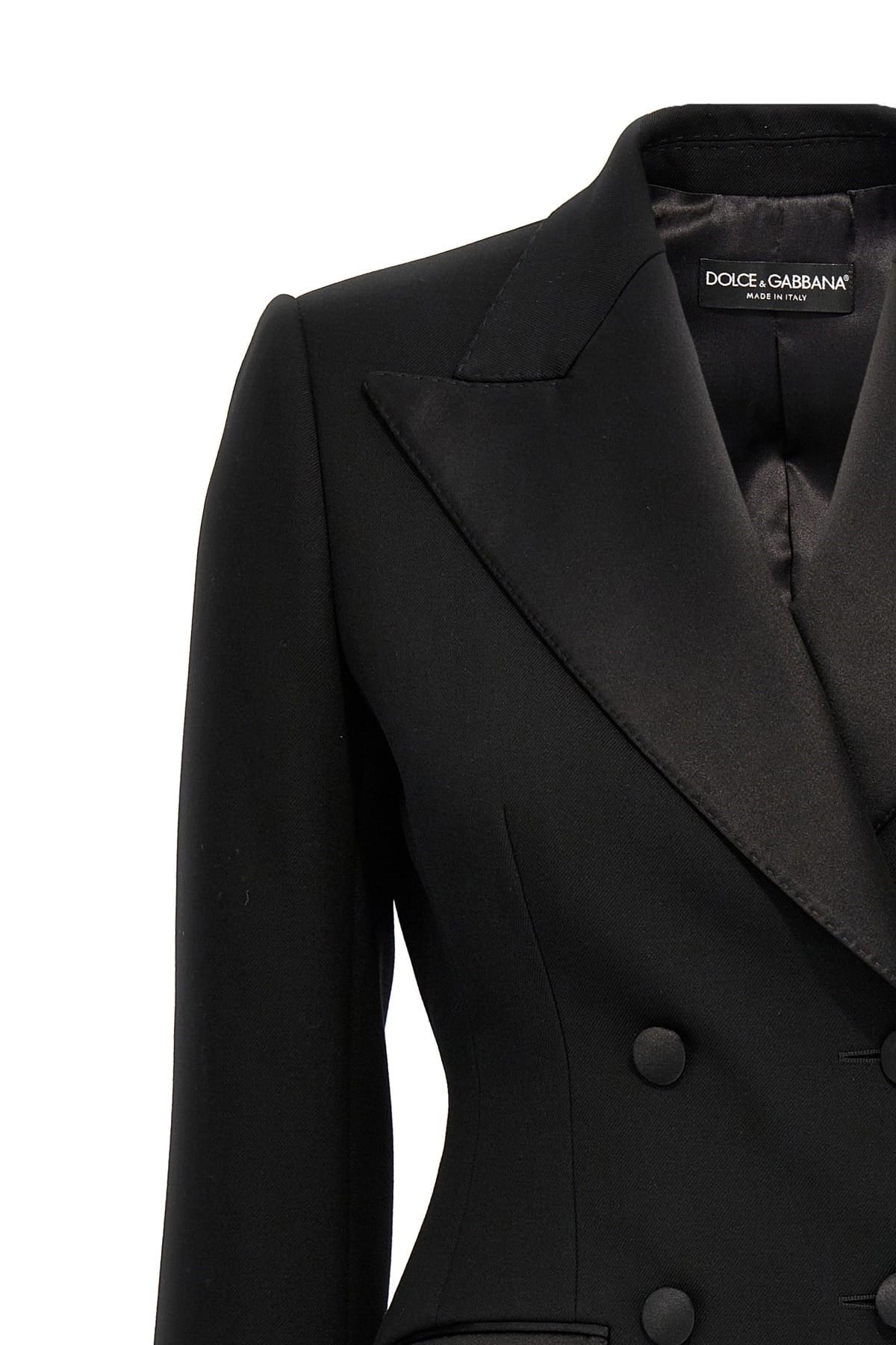 Dolce & Gabbana Dolce & Gabbana Double-Breasted Tuxedo Blazer