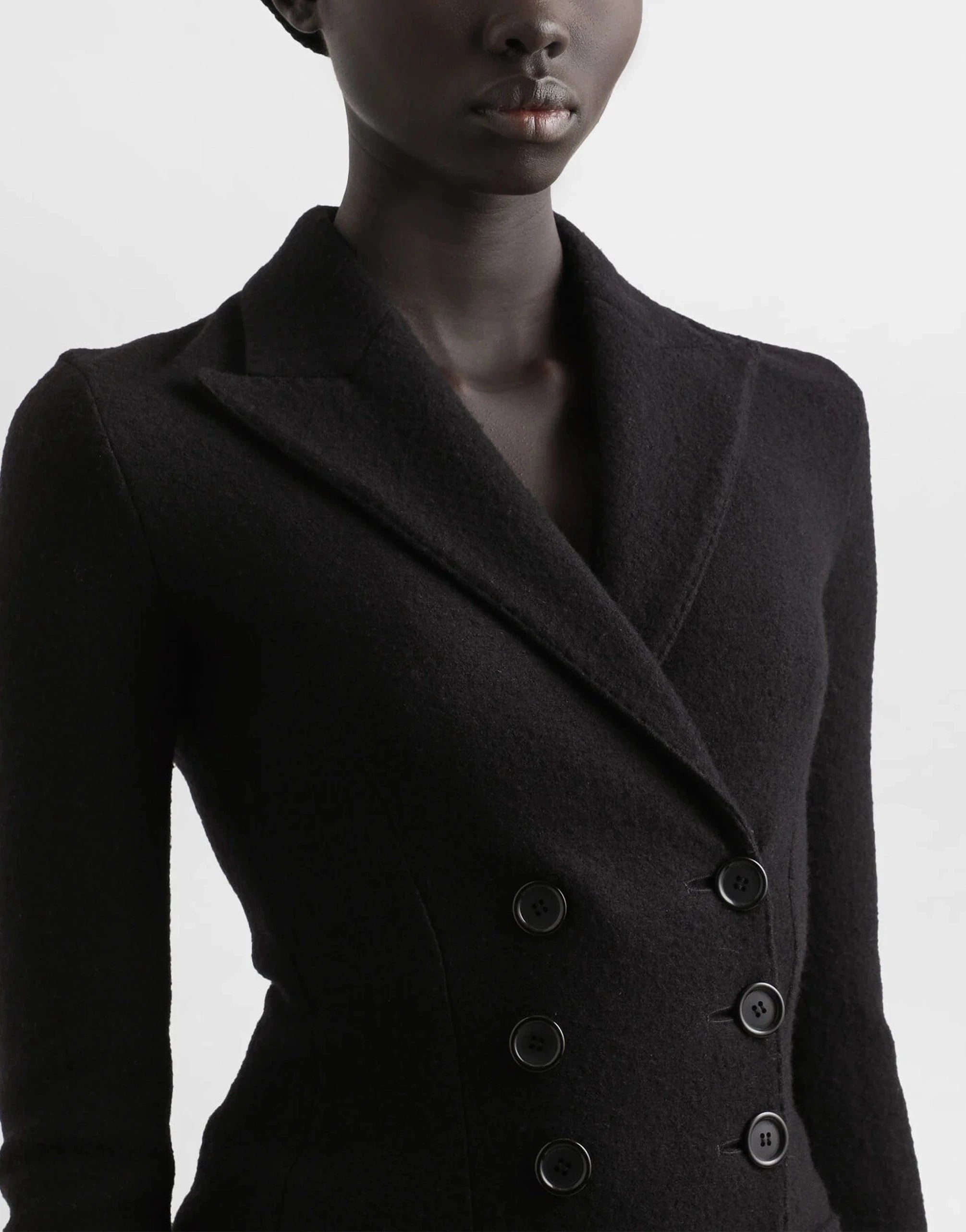 Dolce & Gabbana Double-Breasted Wool Cloth Jacket