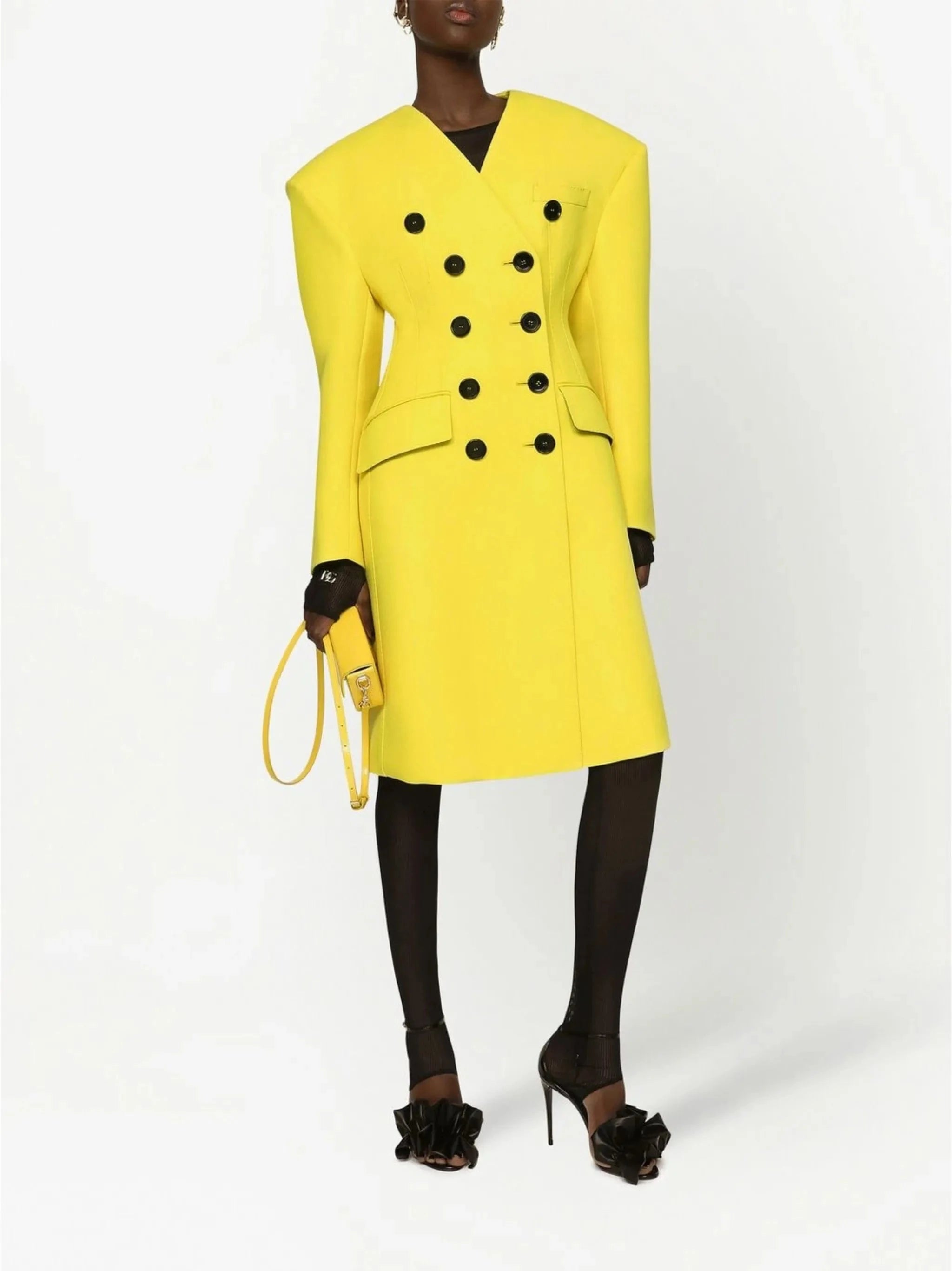 Dolce & Gabbana Double-Breasted Wool Coat