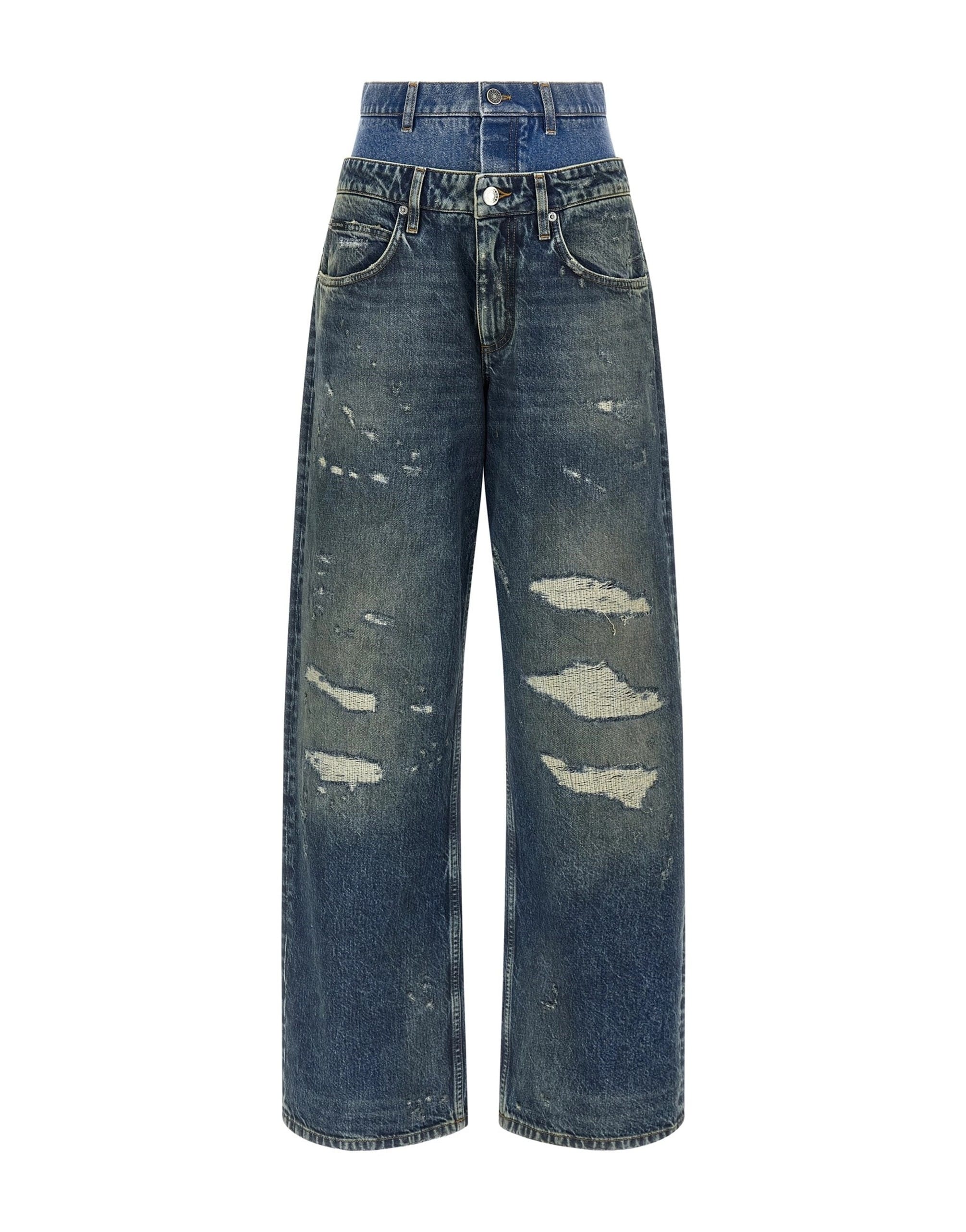 Dolce & Gabbana Dolce & Gabbana Double Layer Stonewashed Jeans