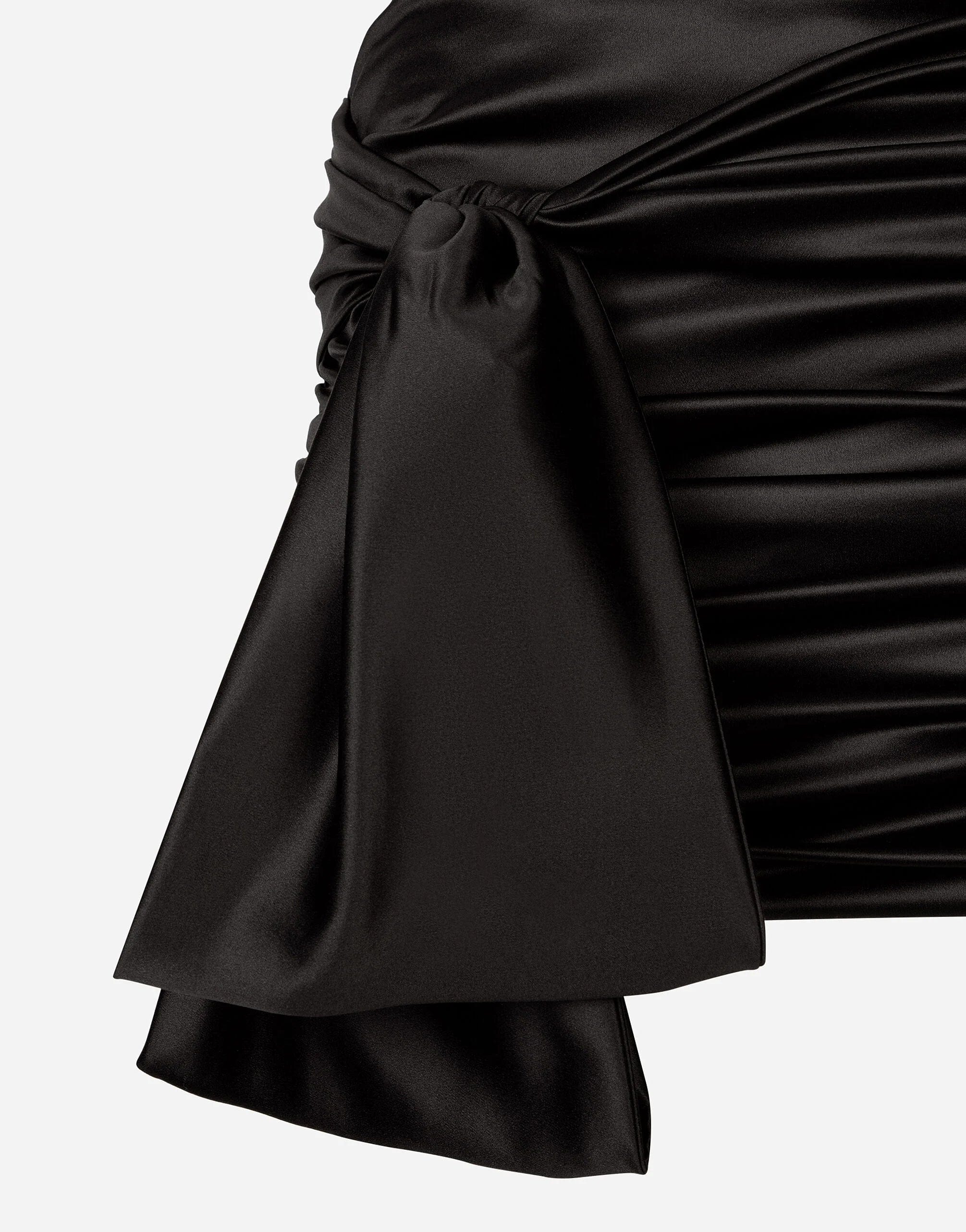 Dolce & Gabbana Draped Satin Skirt