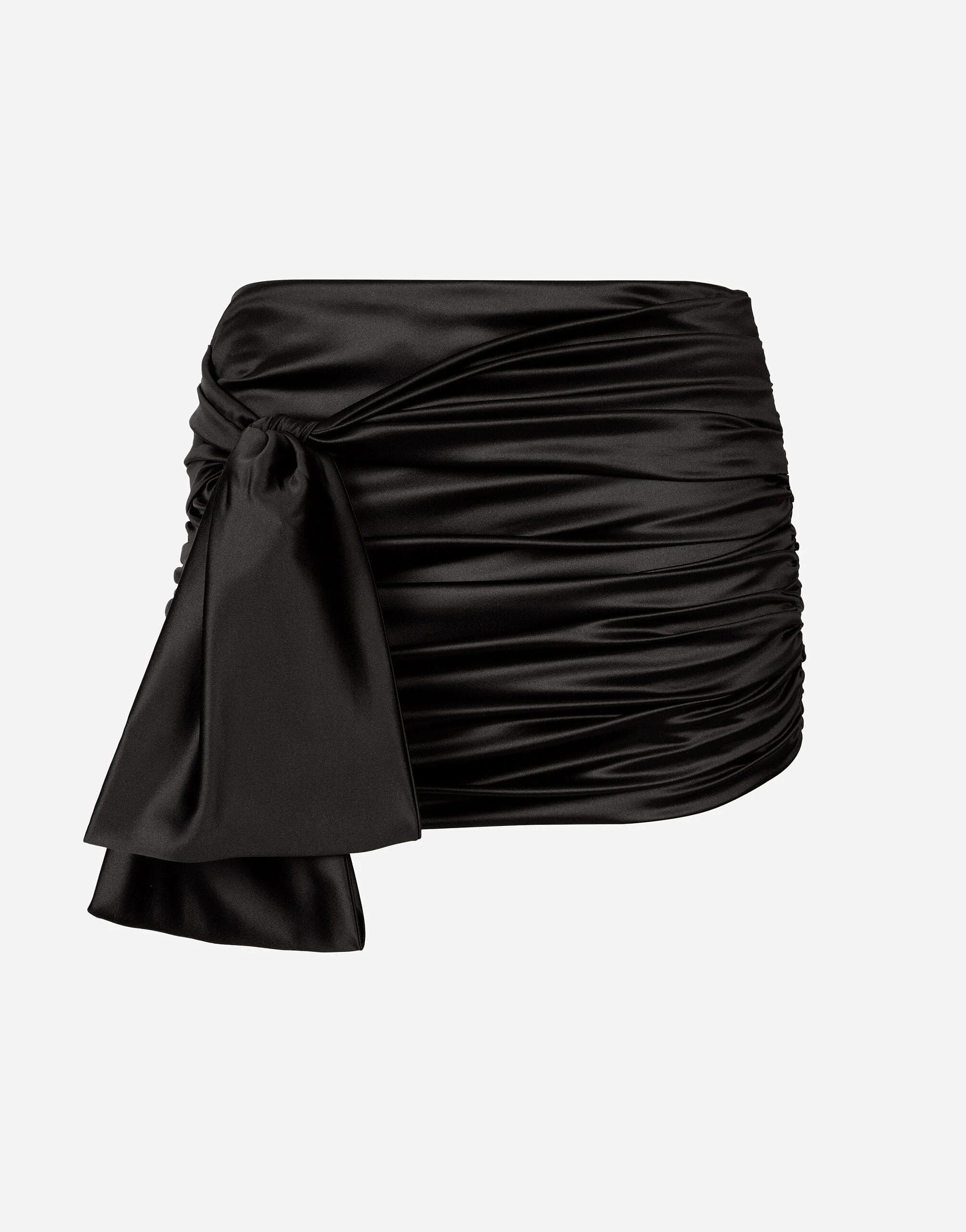 Dolce & Gabbana Draped Satin Skirt