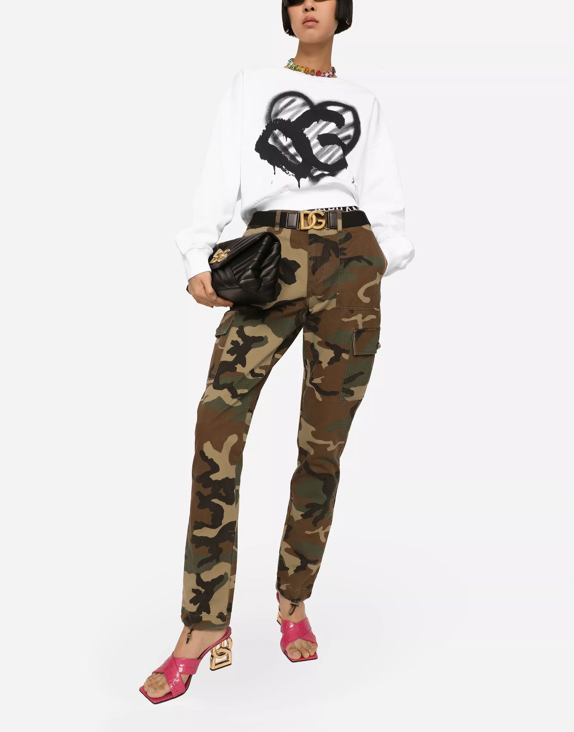 Dolce & Gabbana Drawstring-Cuff Cargo Pants