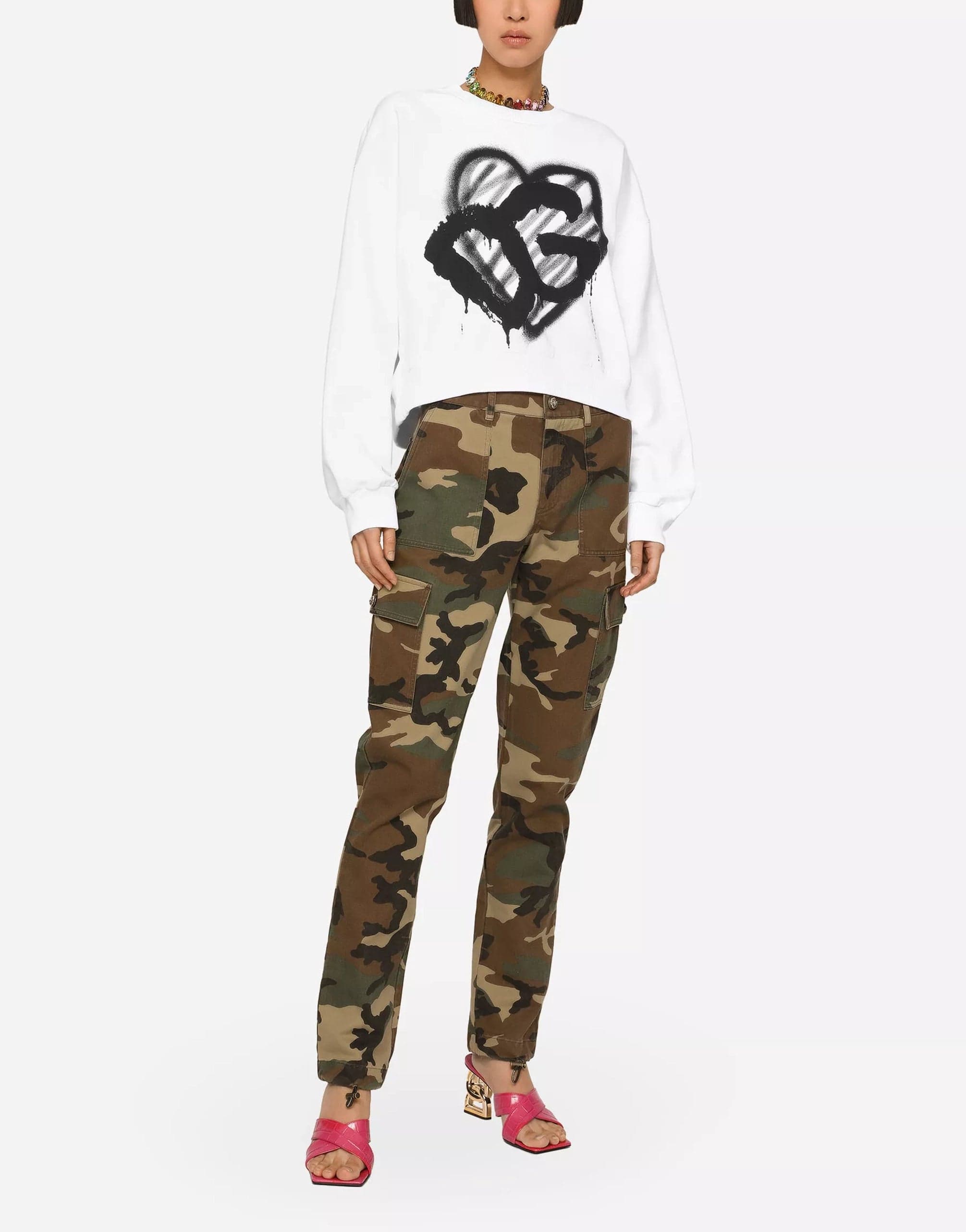 Dolce & Gabbana Drawstring-Cuff Cargo Pants