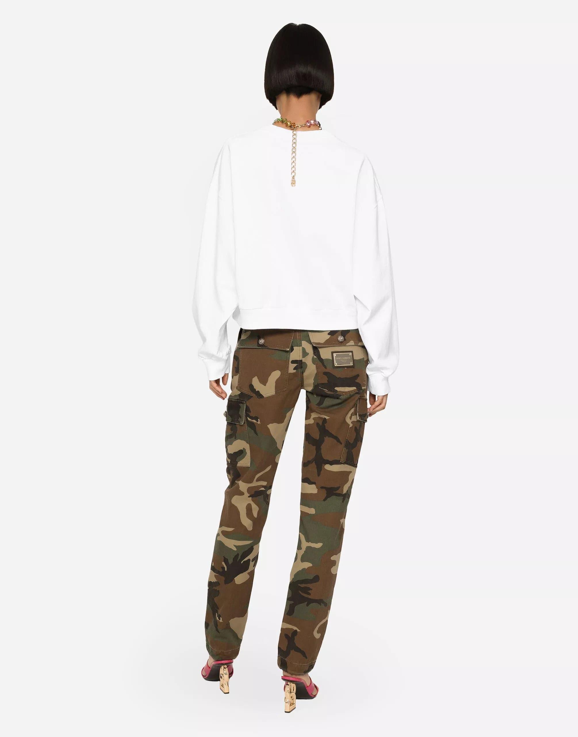 Dolce & Gabbana Drawstring-Cuff Cargo Pants