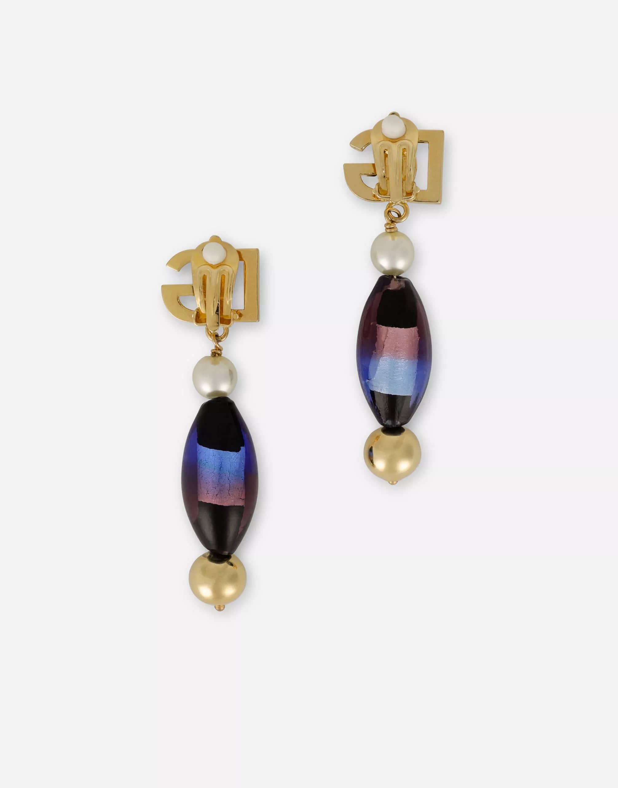 Dolce & Gabbana DG Millennials Logo Drop Earrings | Harrods KW