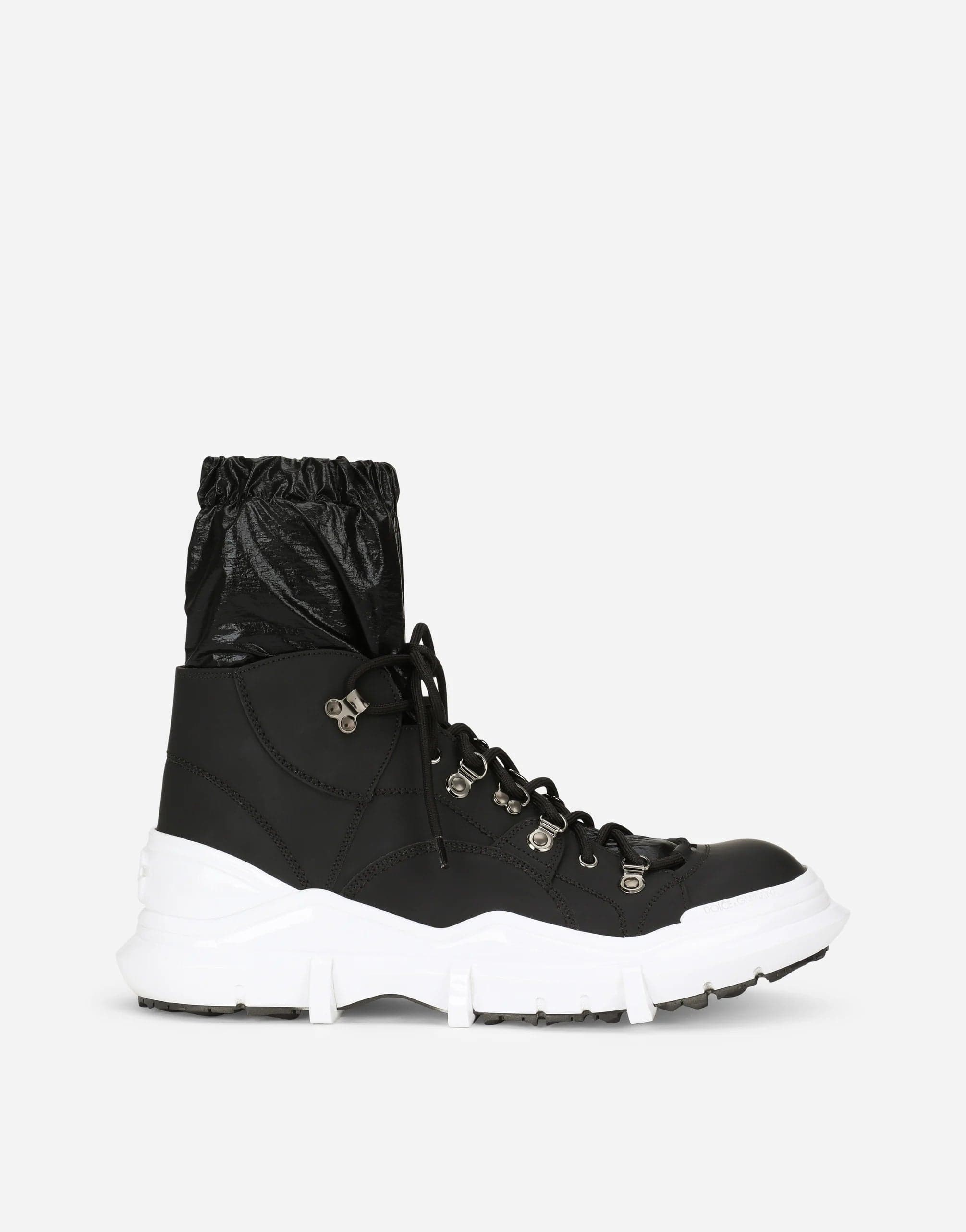 Dolce & Gabbana Elasticated Lace-Up Boots