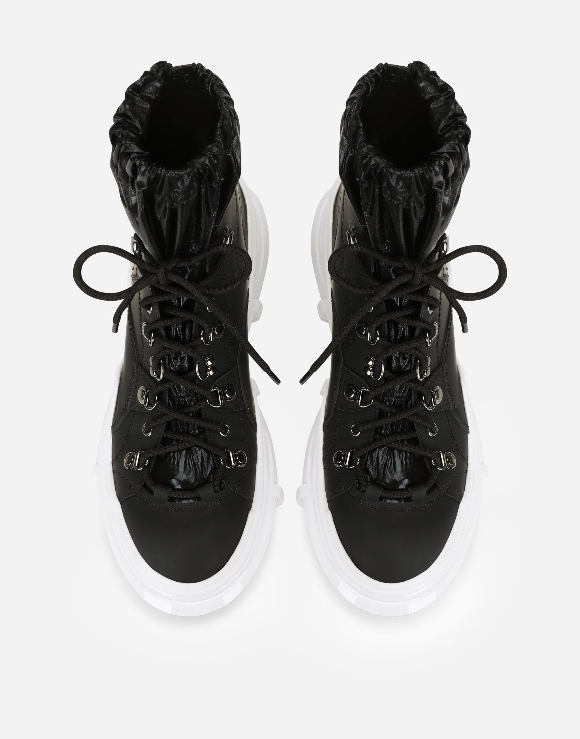 Dolce & Gabbana Elasticated Lace-Up Boots