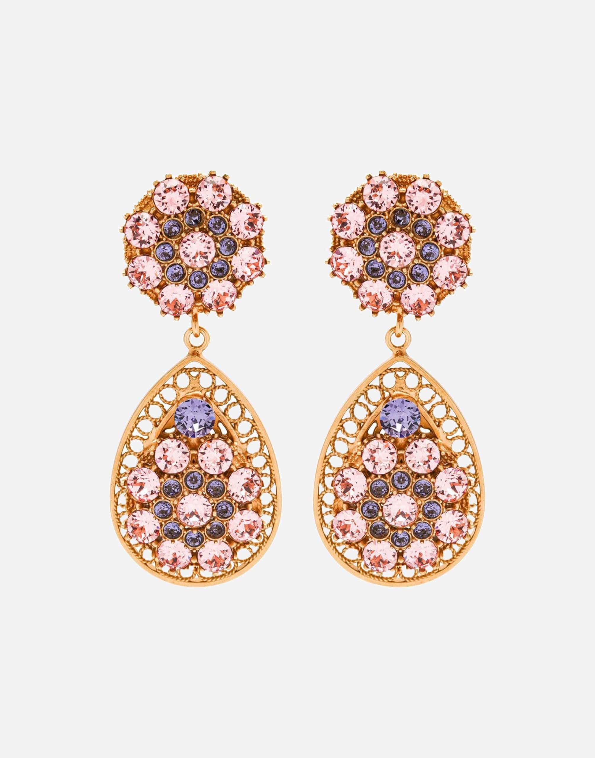 Dolce & Gabbana Embellished Clip-On Earrings