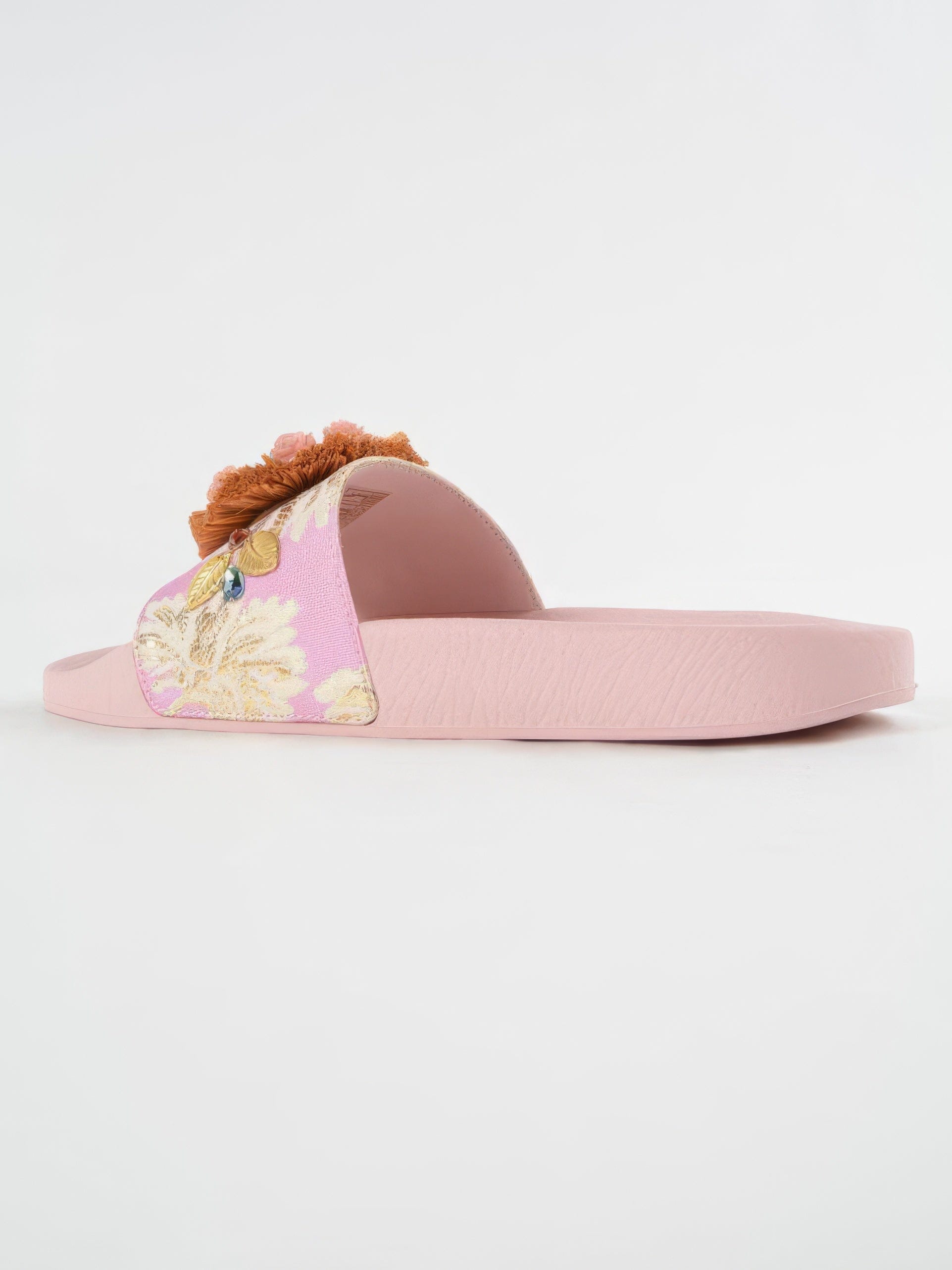 Dolce & Gabbana Embellished Jacquard Slides