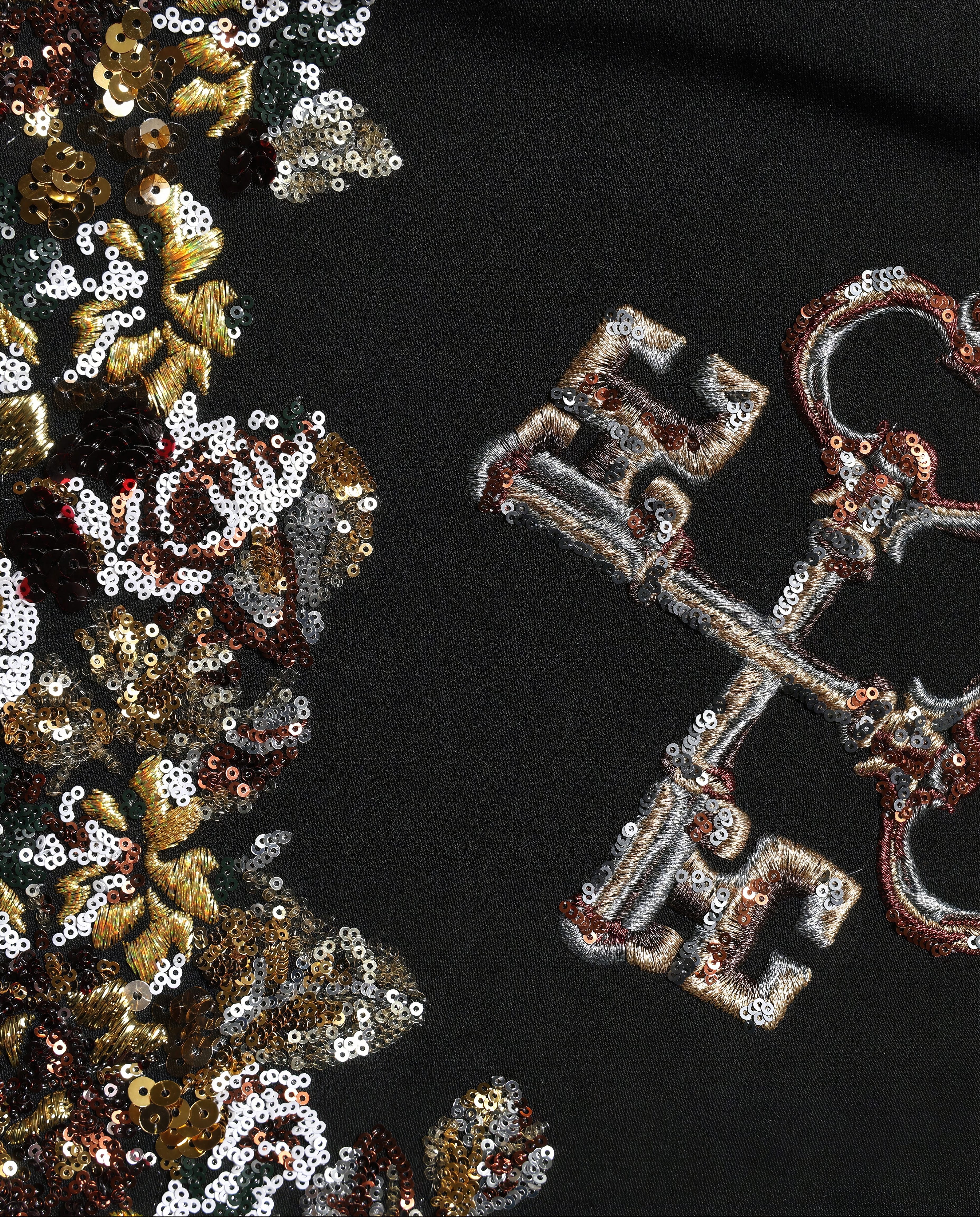 Dolce & Gabbana Dolce & Gabbana Embellished Key Motif A-Line Mini Skirt