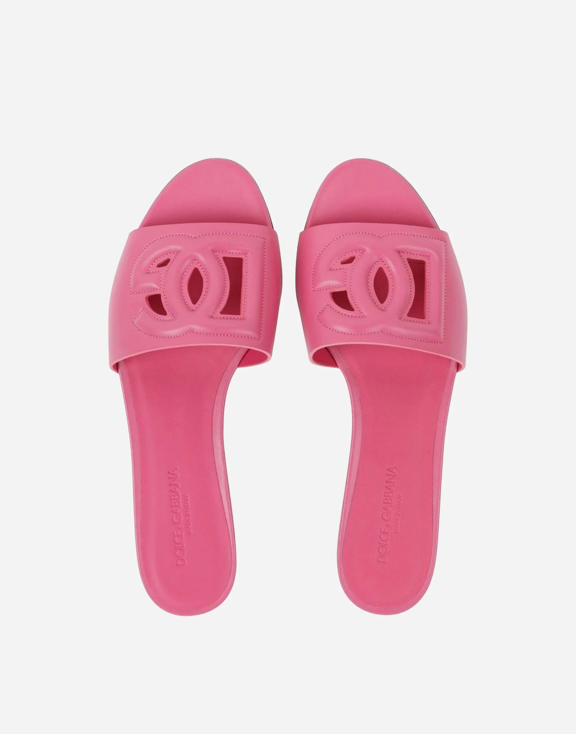 Dolce & Gabbana Embossed Logo Sandals