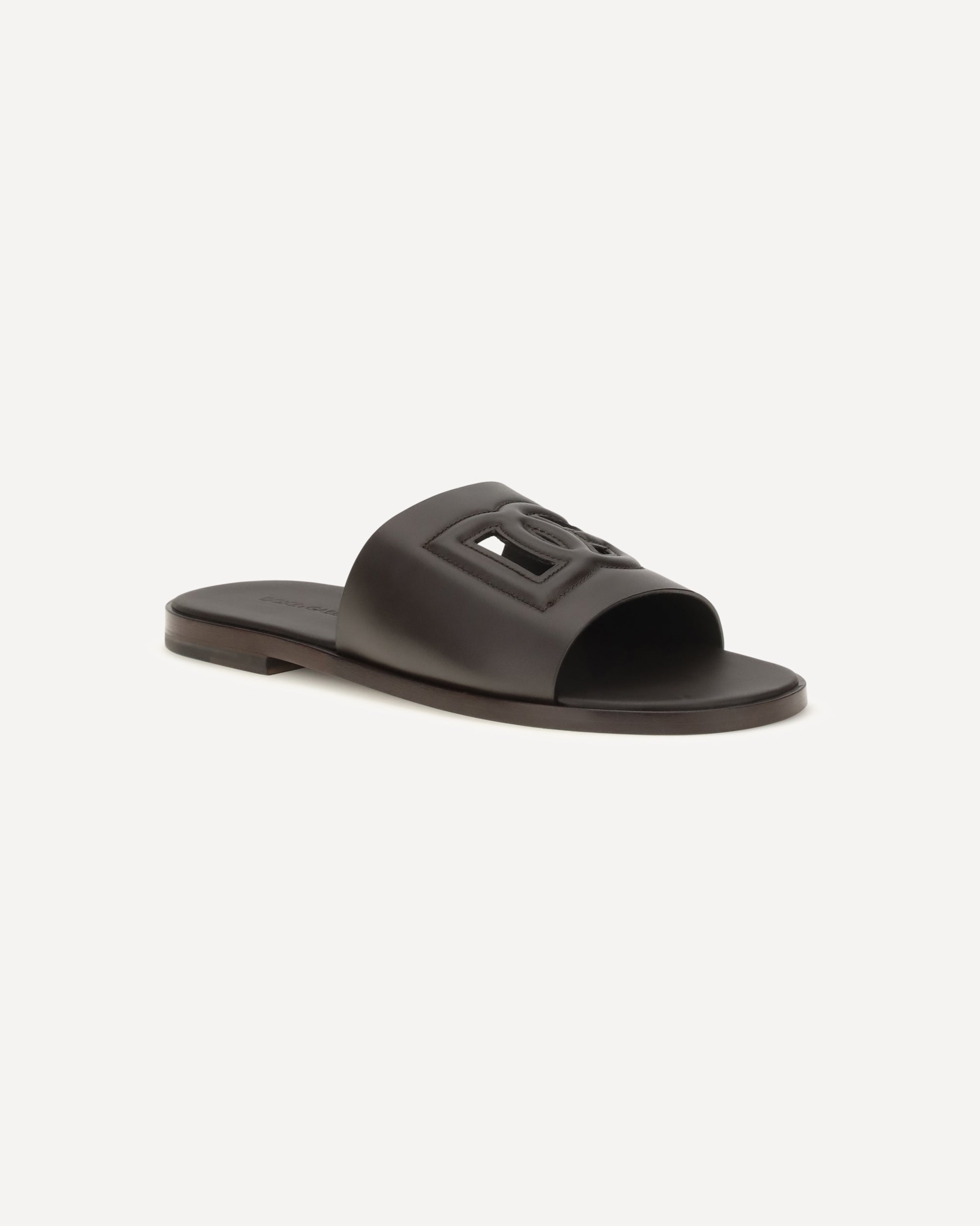 Dolce & Gabbana Embossed Logo Sandals - alternate view