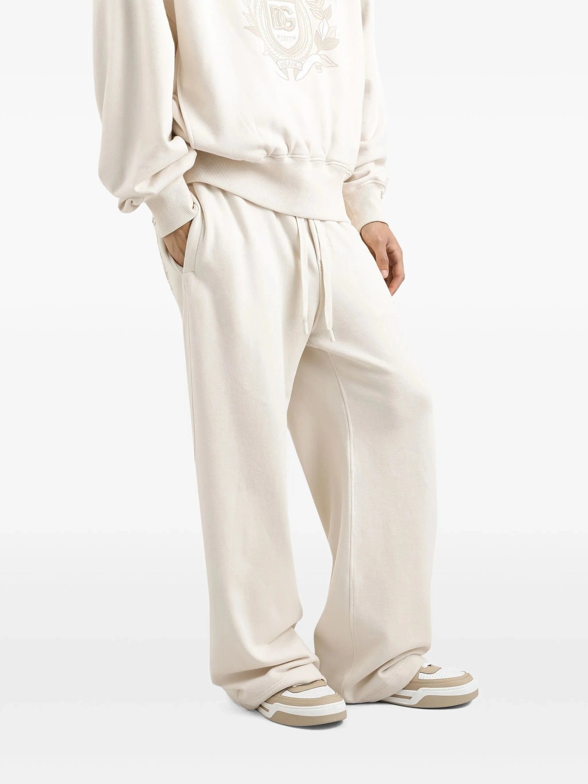 Dolce & Gabbana Embridery Logo Jersey Track Pants