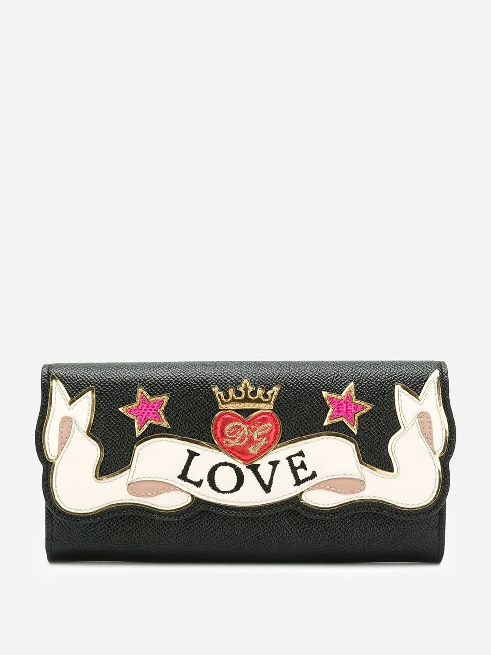 Dolce & Gabbana Embroidered Continental Wallet