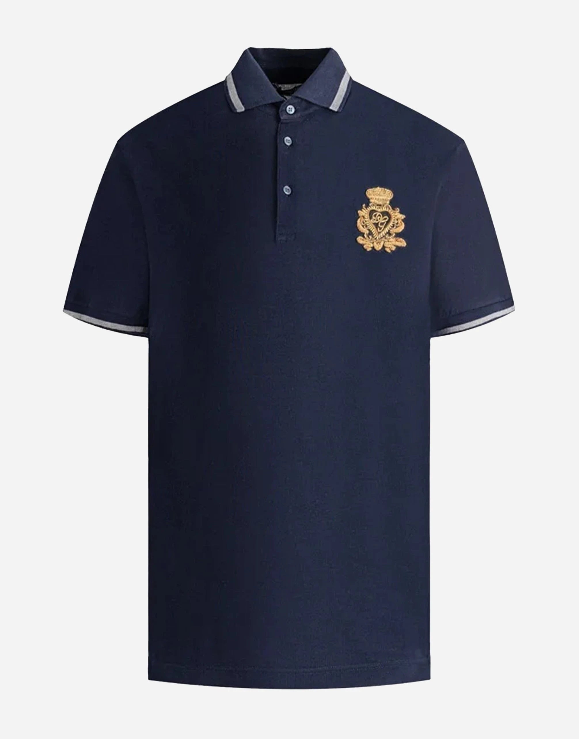 Dolce & Gabbana Embroidered D&G Logo Polo Shirt | Sendegaro DE Dolce & Gabbana Embroidered D&G Logo Polo Shirt | Sendegaro DE