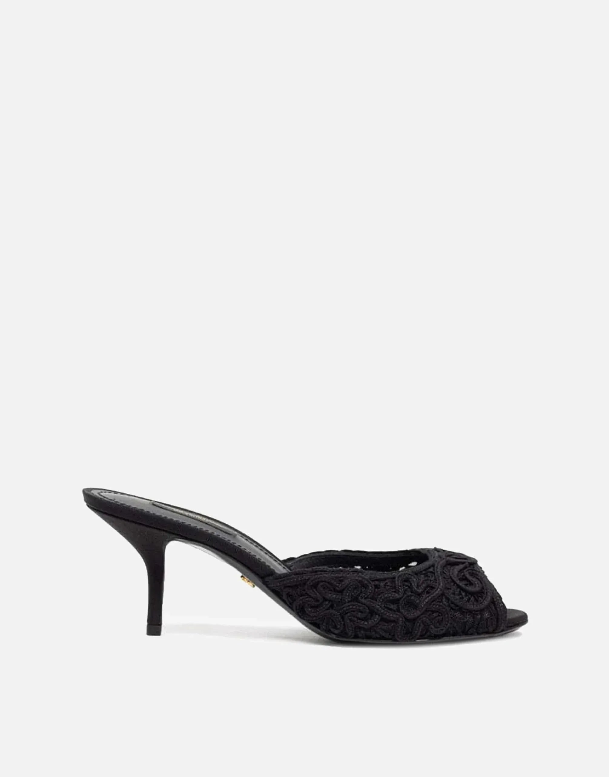 Dolce & Gabbana Embroidered Keira Slides