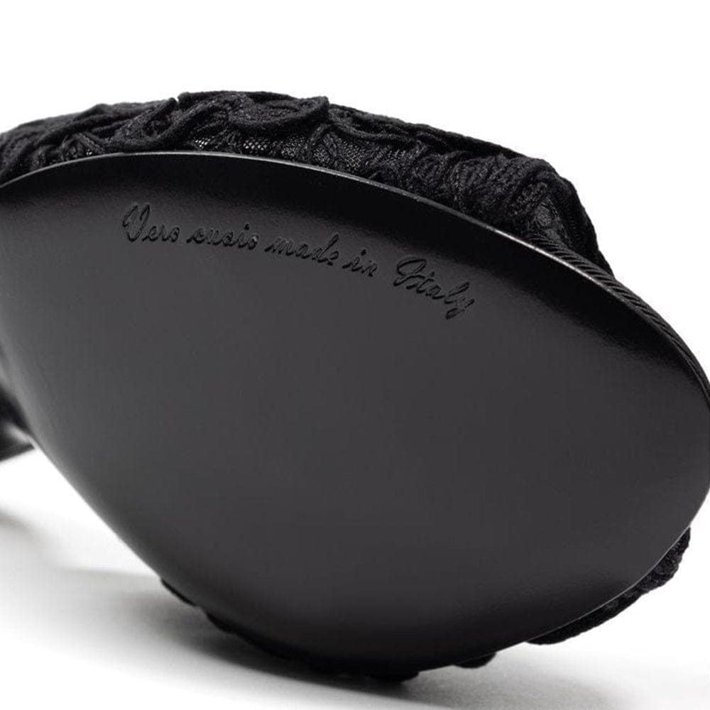 Dolce & Gabbana Embroidered Keira Slides