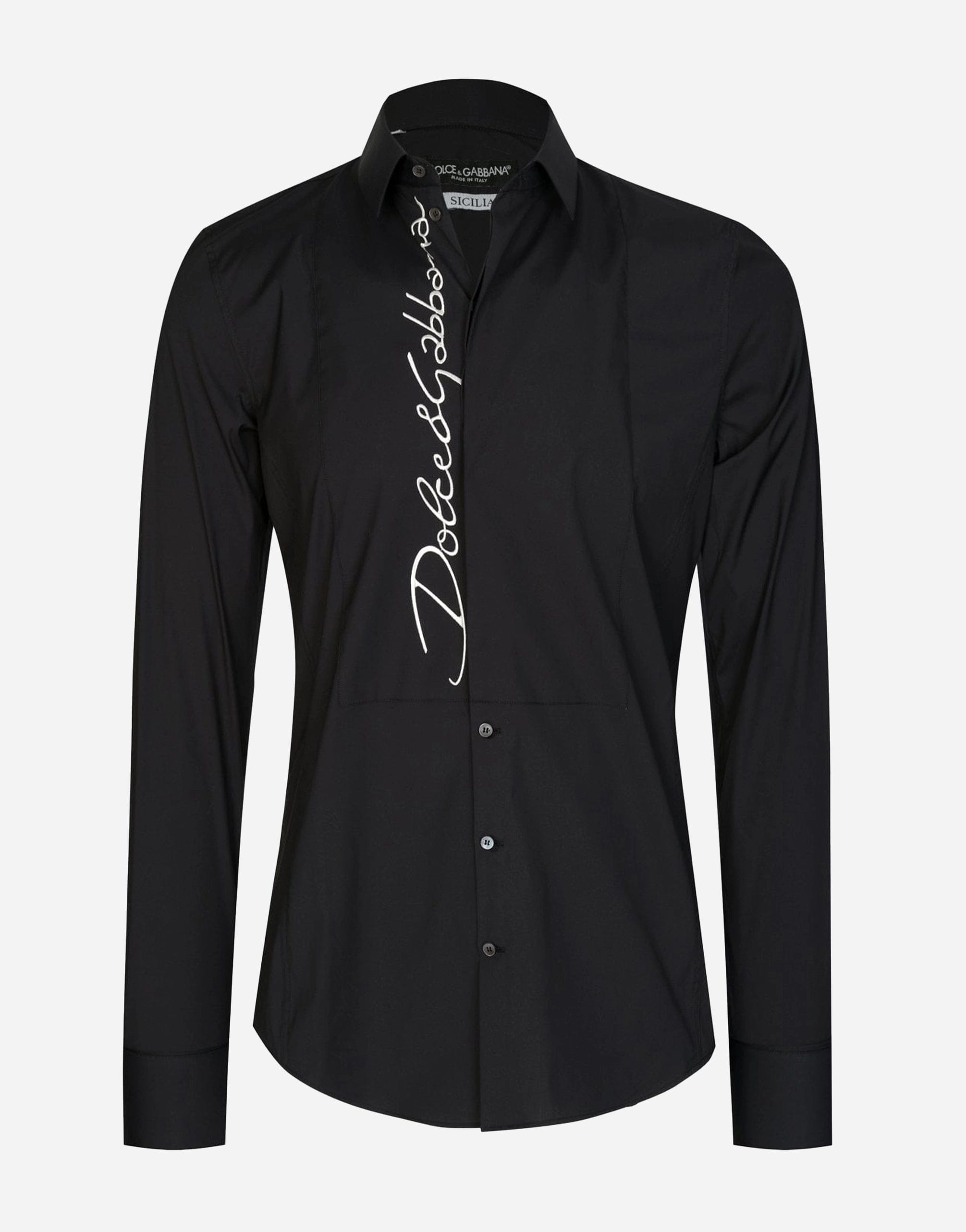 Dolce & Gabbana Embroidered Logo Shirt