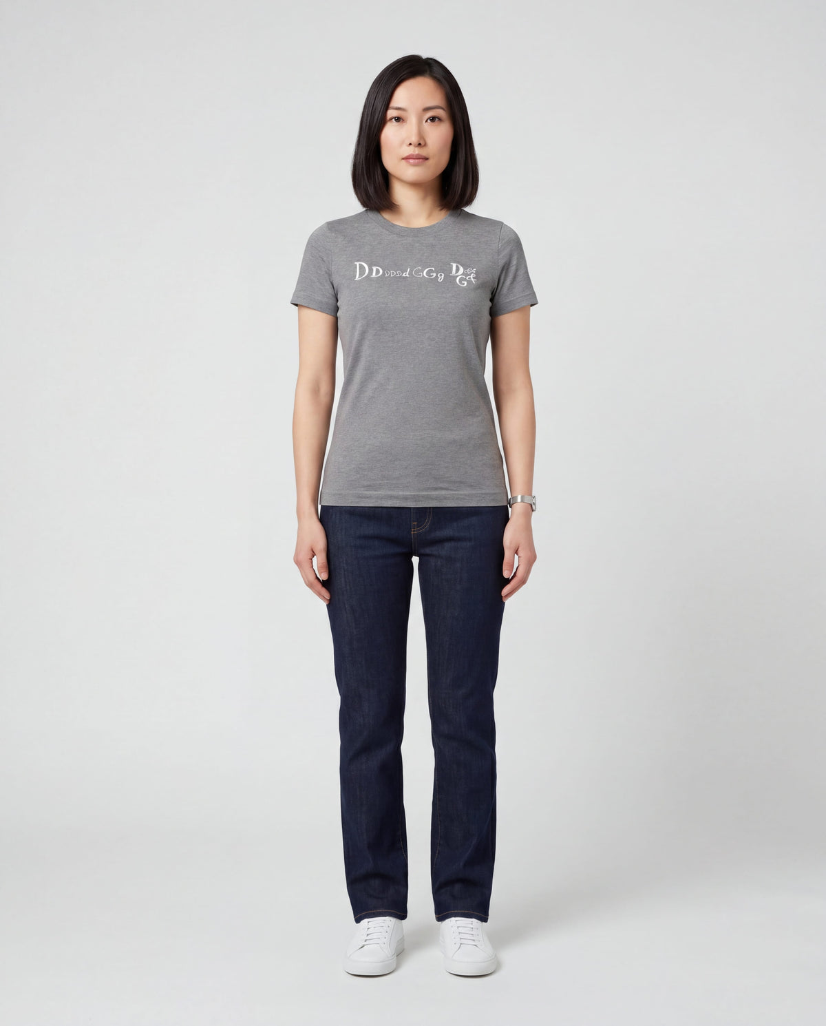 Dolce & Gabbana 刺繍モノグラムTシャツ | Sendegaro JP