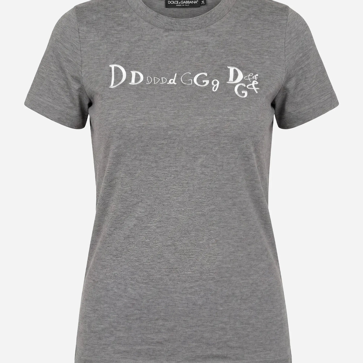 Dolce & Gabbana 刺繍モノグラムTシャツ | Sendegaro JP