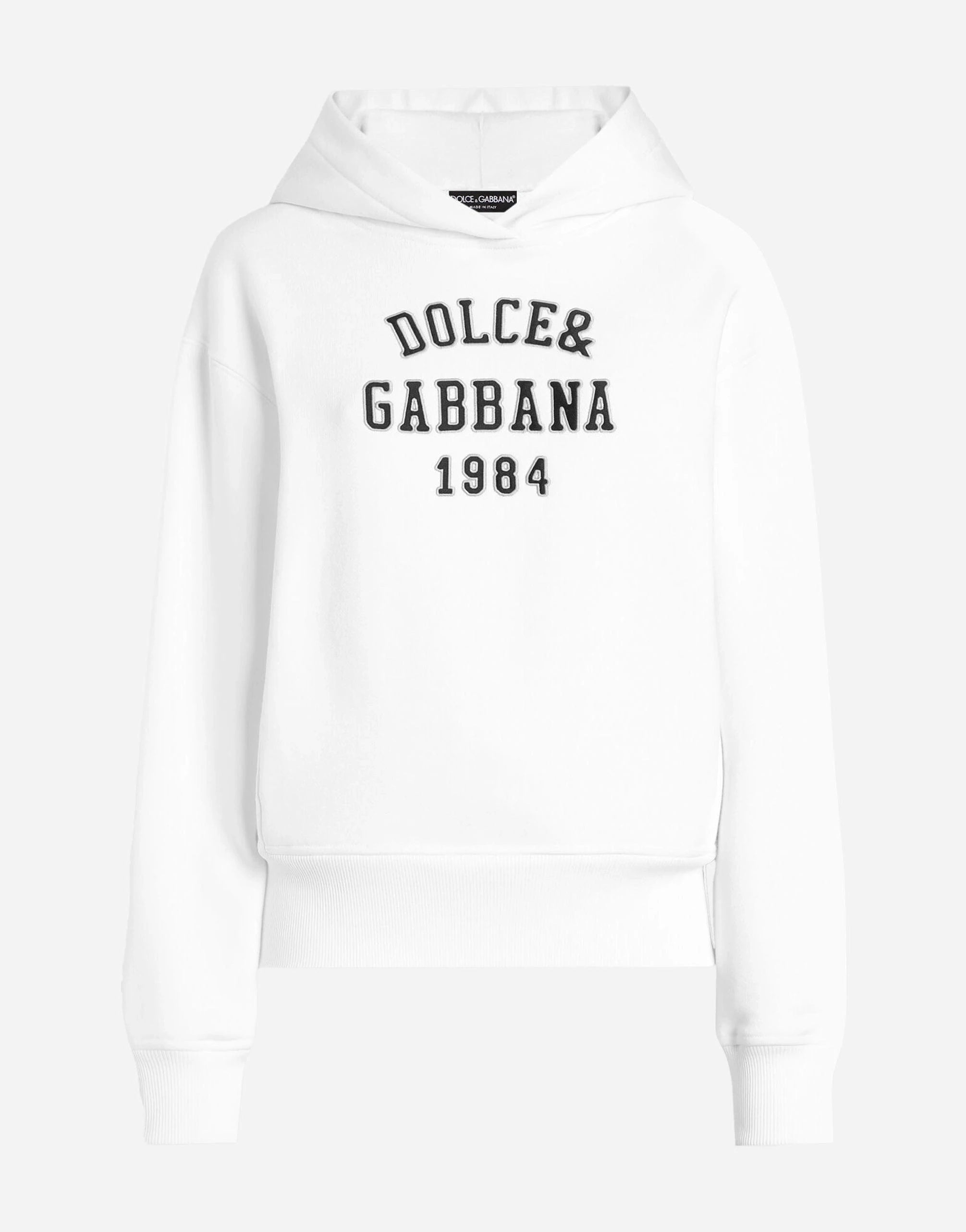 Dolce & Gabbana Embroidery Logo Cotton Hoodie