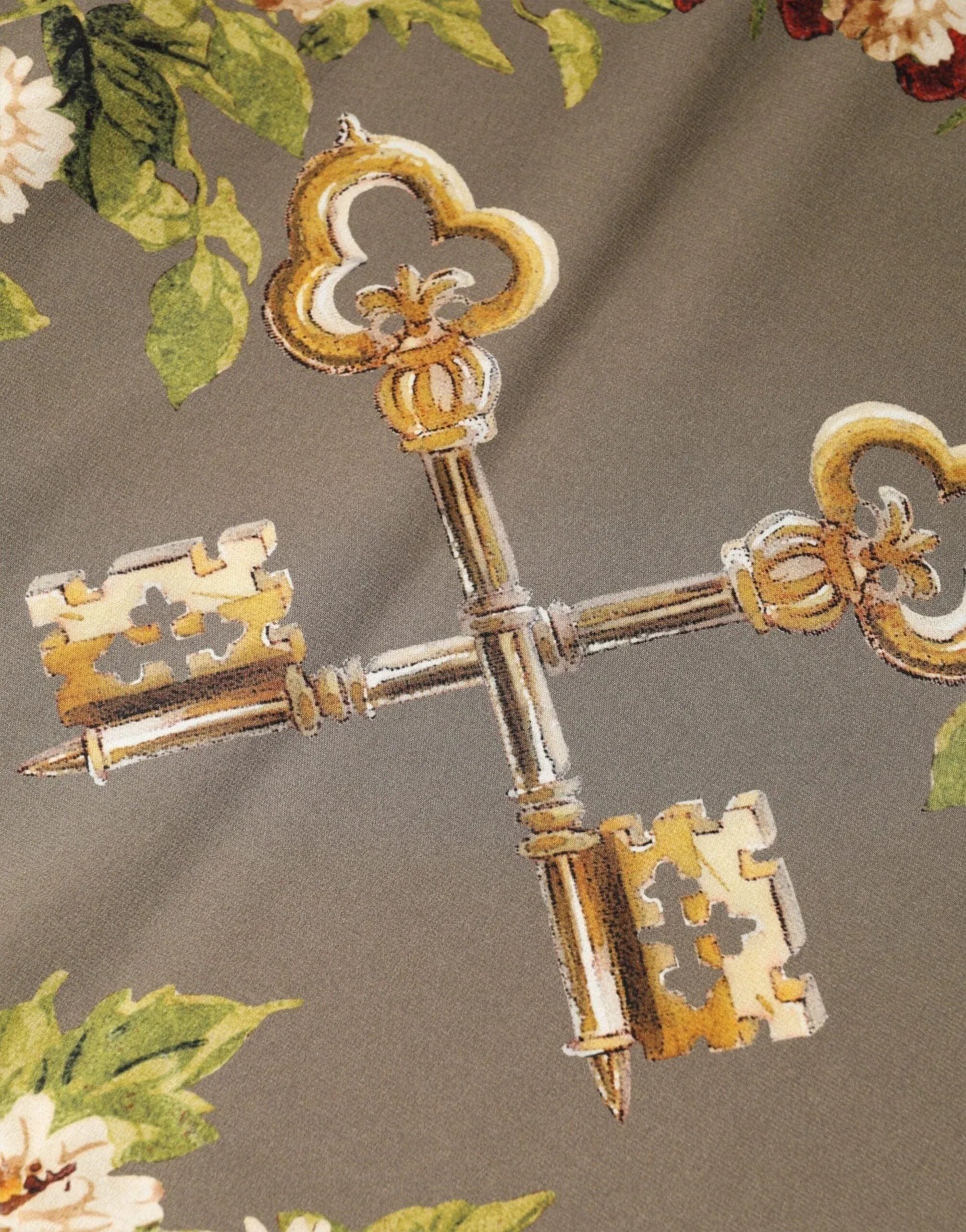 Dolce & Gabbana Enchanted Sicily Print Silk Sweater